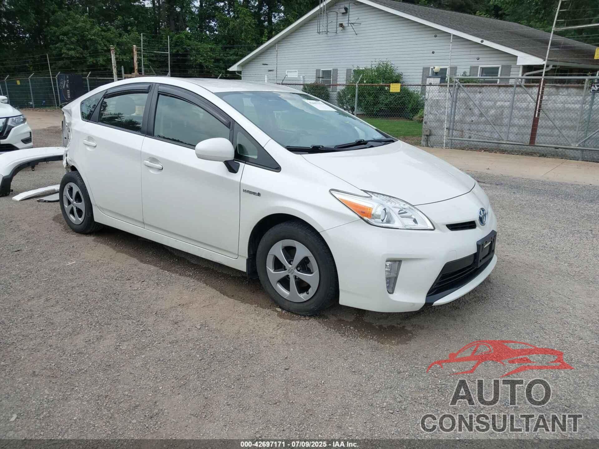 TOYOTA PRIUS 2012 - JTDKN3DUXC5481794