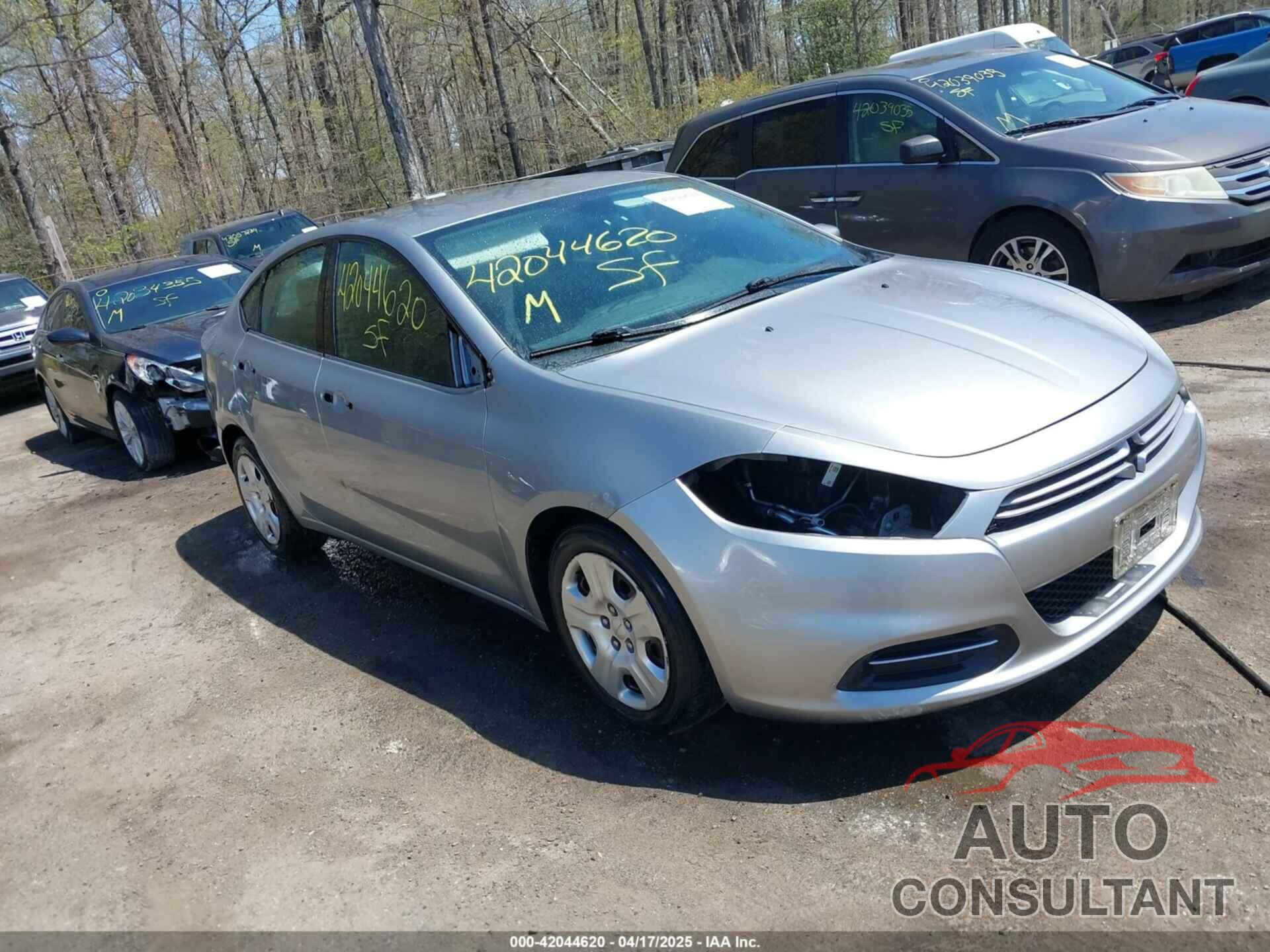 DODGE DART 2015 - 1C3CDFAA7FD337122
