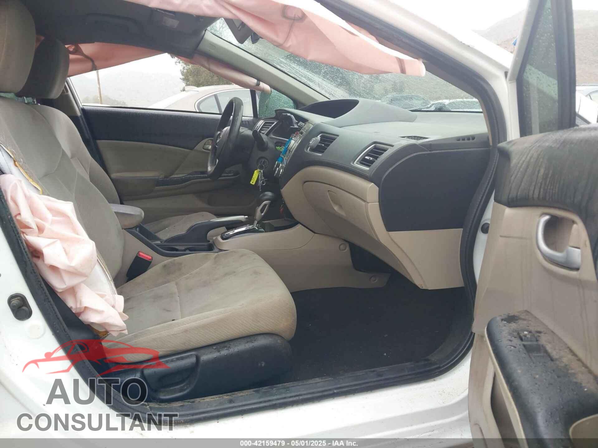 HONDA CIVIC 2013 - 19XFB2F55DE250009