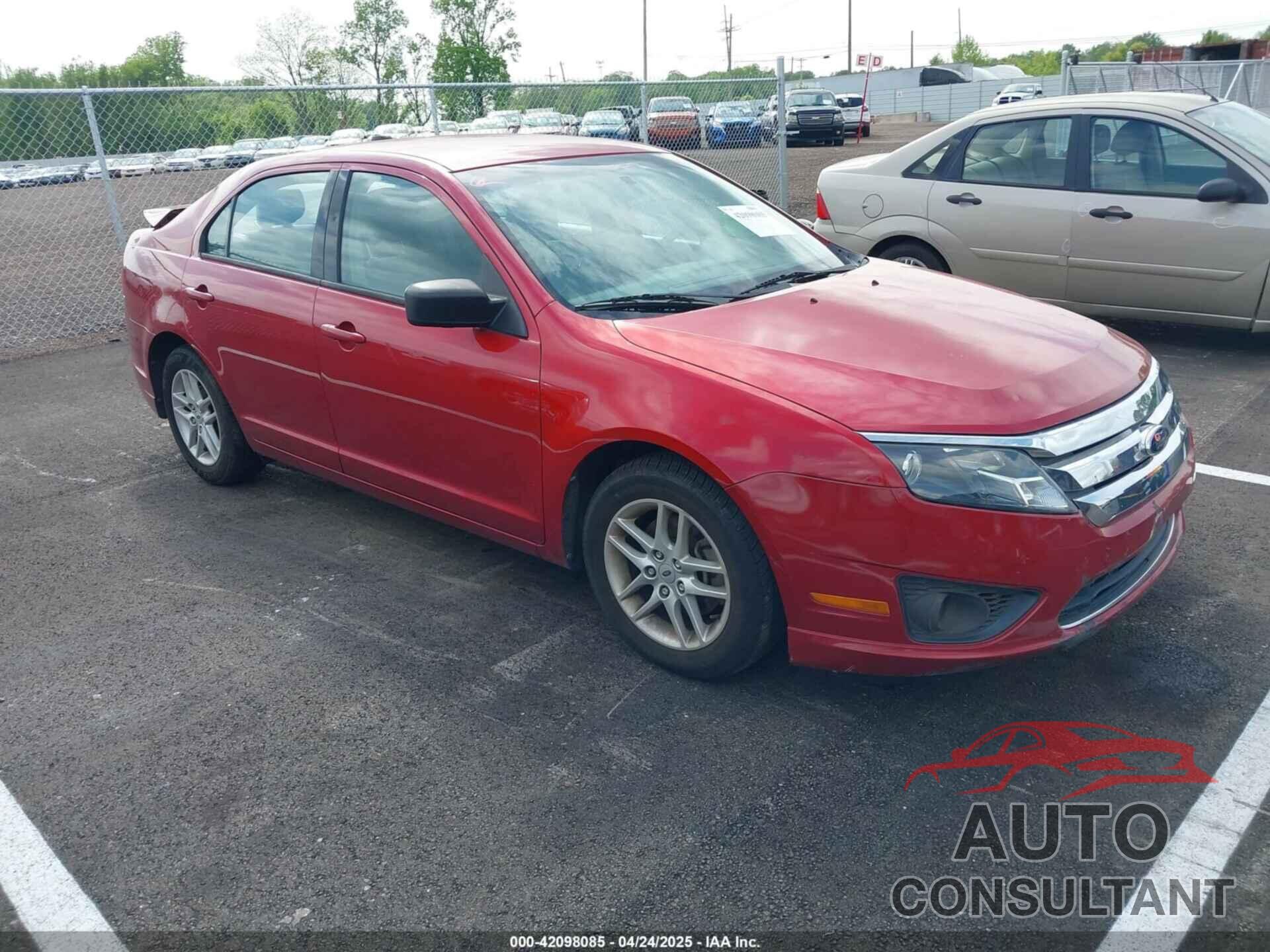 FORD FUSION 2011 - 3FAHP0GA1BR327531