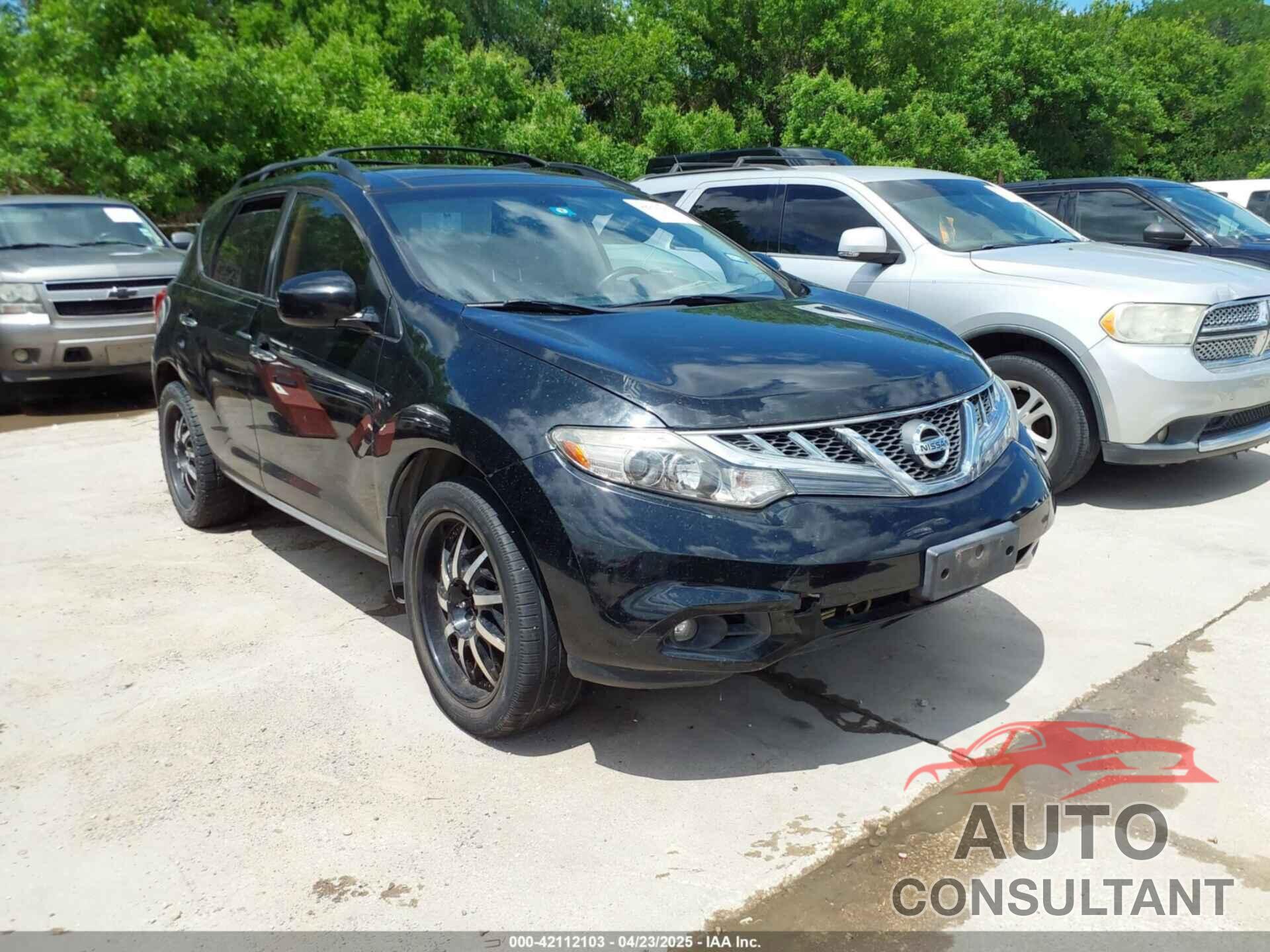 NISSAN MURANO 2012 - JN8AZ1MU6CW100977