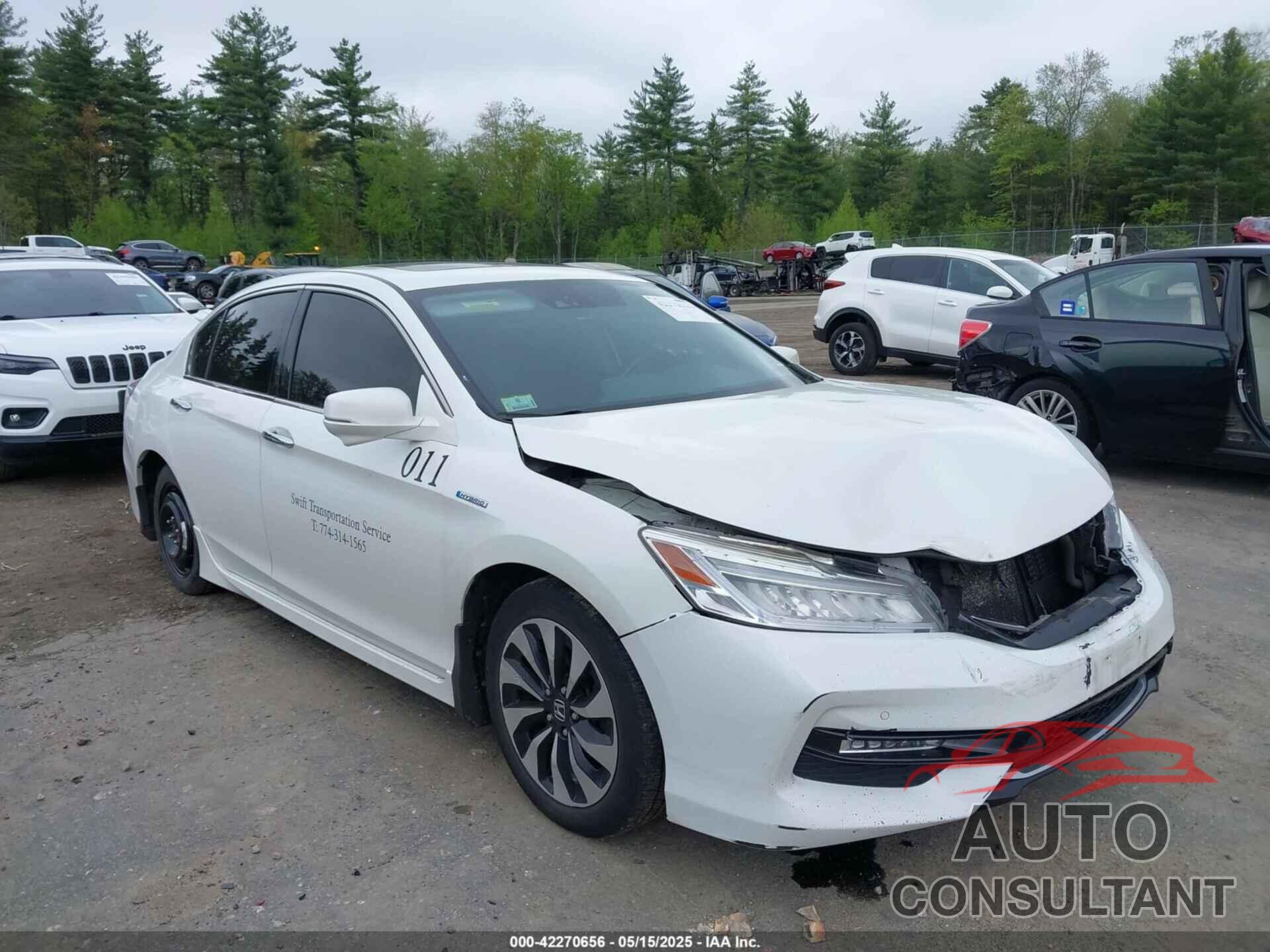 HONDA ACCORD HYBRID 2017 - JHMCR6F76HC013354