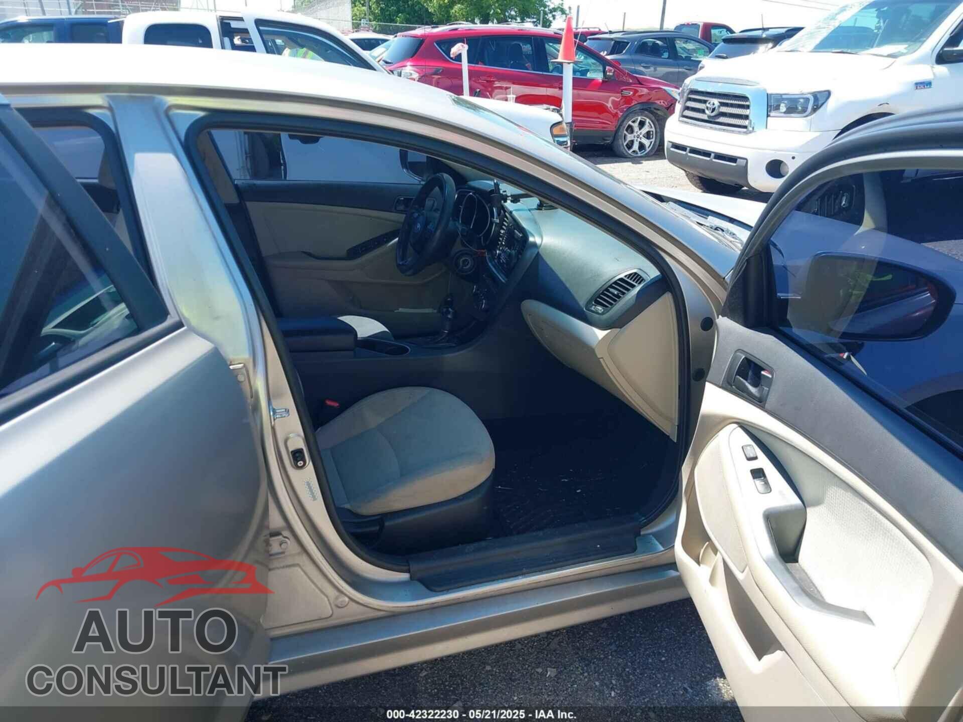 KIA OPTIMA 2014 - KNAGM4A79E5489091