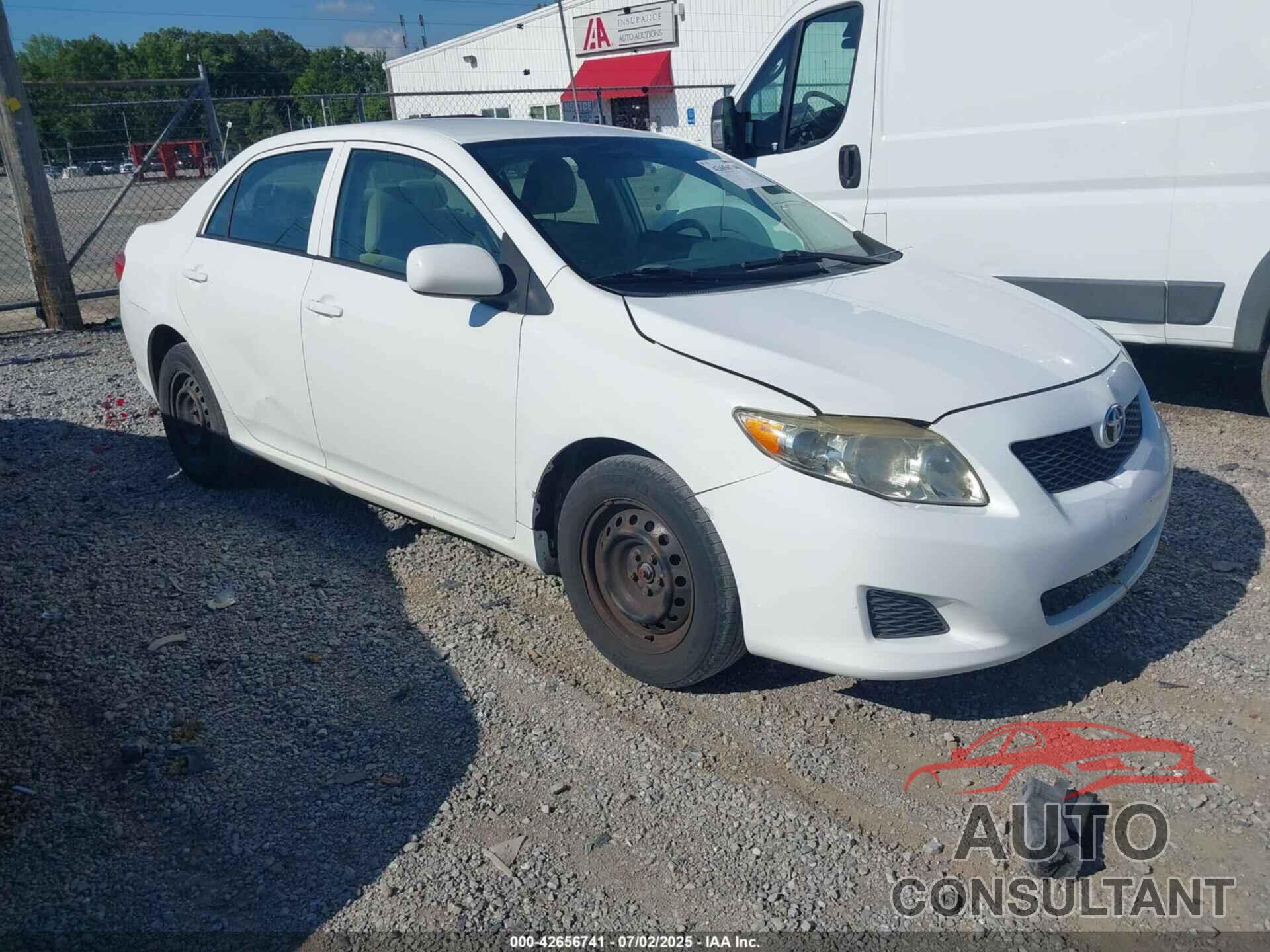 TOYOTA COROLLA 2009 - 2T1BU40E89C188706