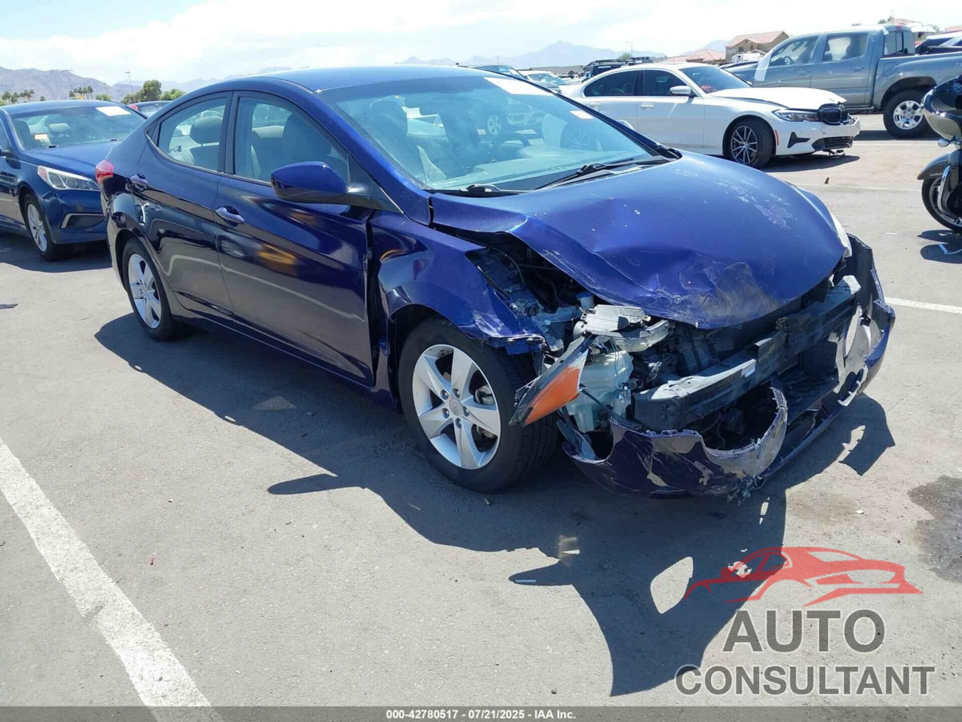 HYUNDAI ELANTRA 2013 - 5NPDH4AE1DH444203