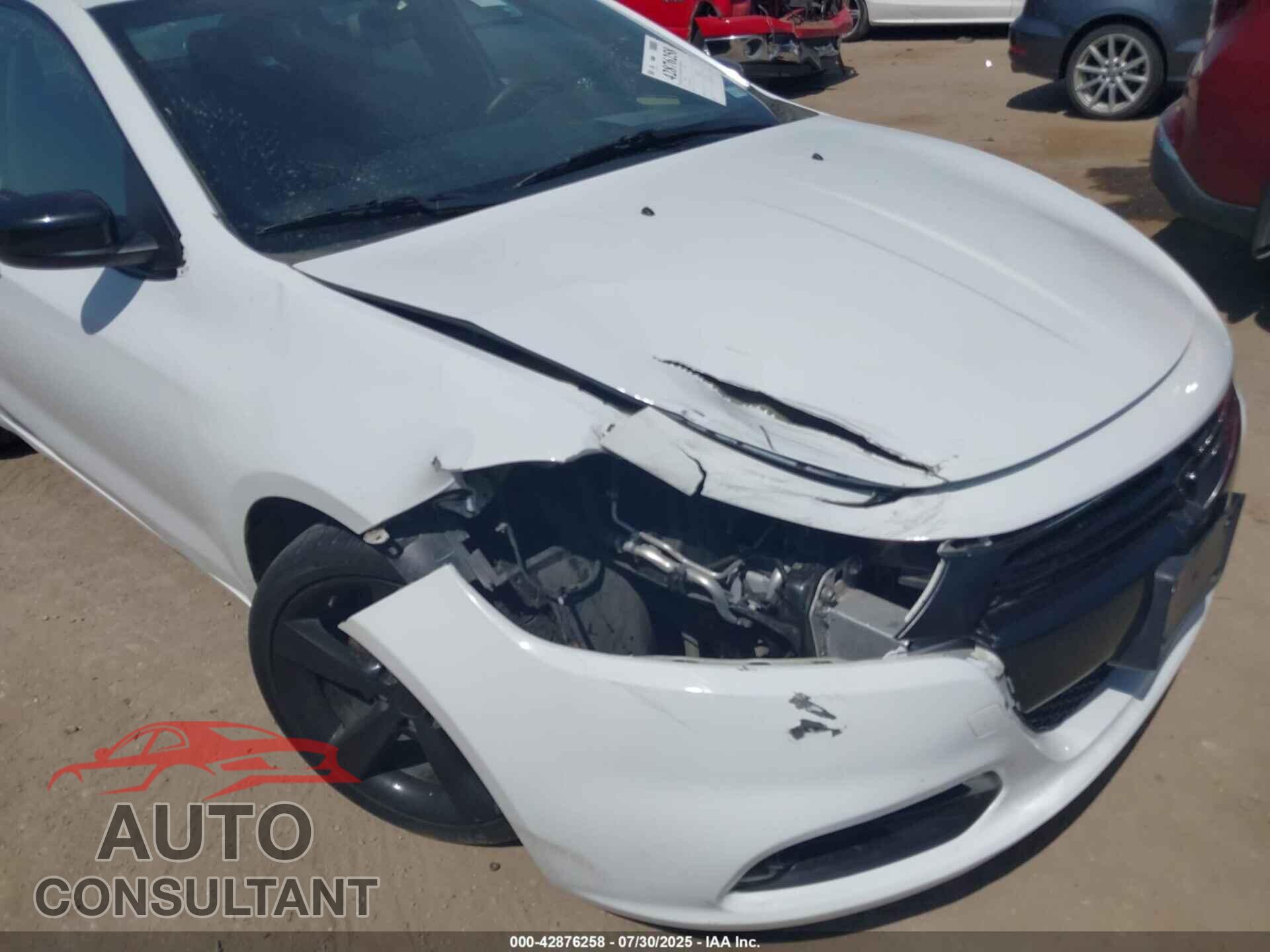 DODGE DART 2015 - 1C3CDFBB0FD165300