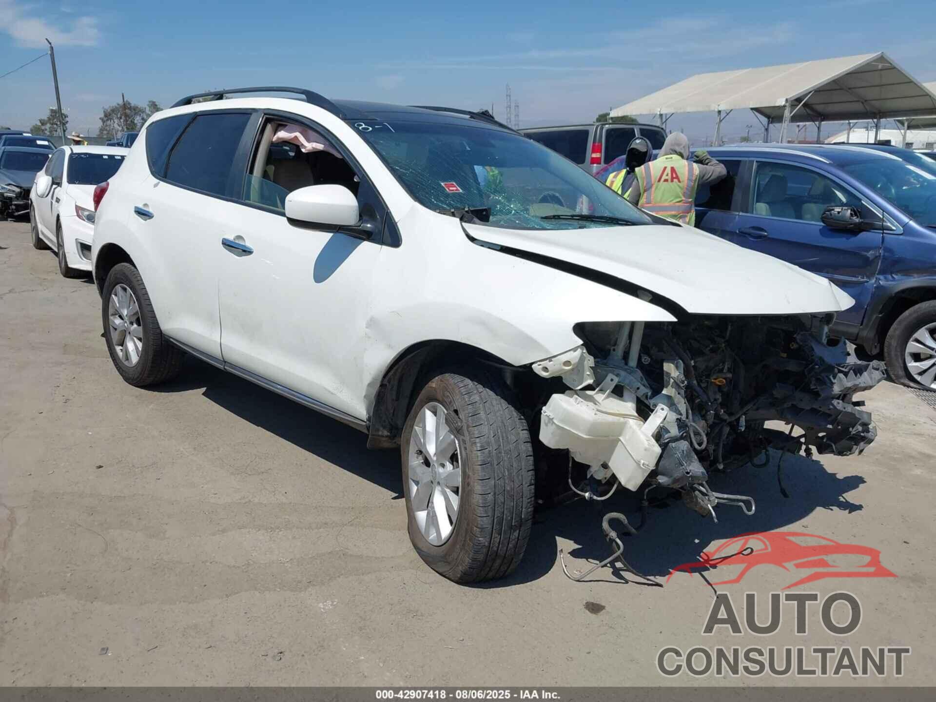 NISSAN MURANO 2013 - JN8AZ1MU1DW205041
