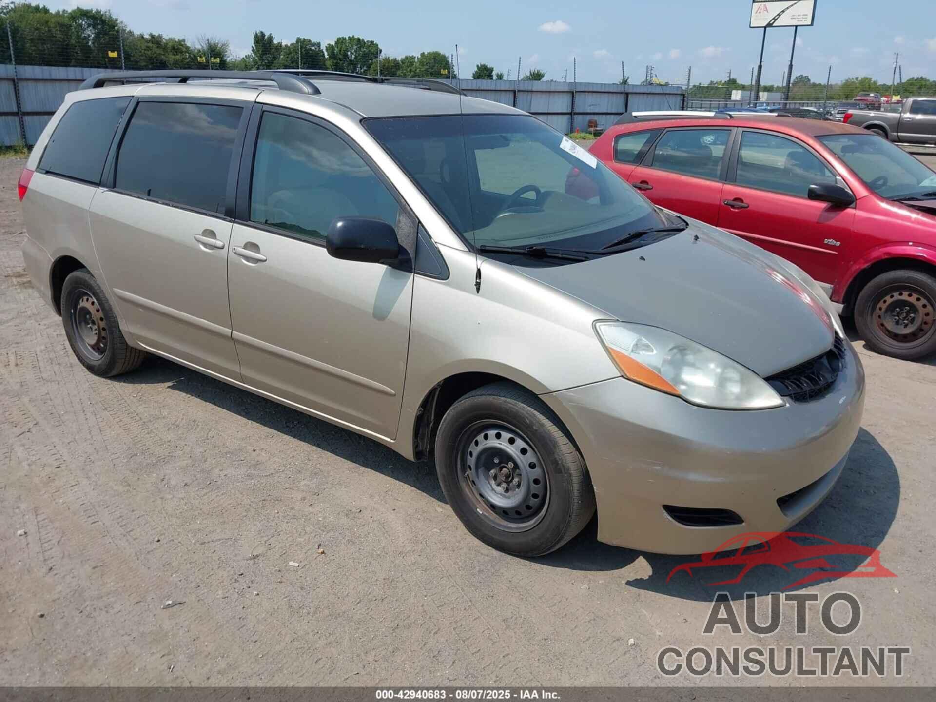 TOYOTA SIENNA 2009 - 5TDZK23C19S285210