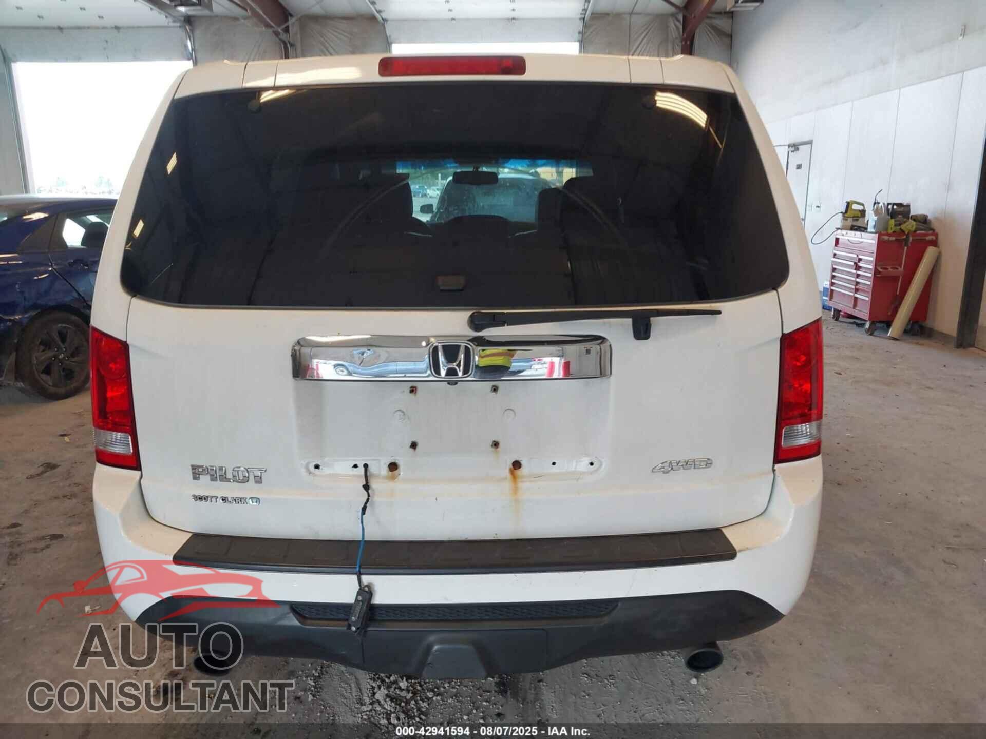 HONDA PILOT 2012 - 5FNYF3H51CB014479