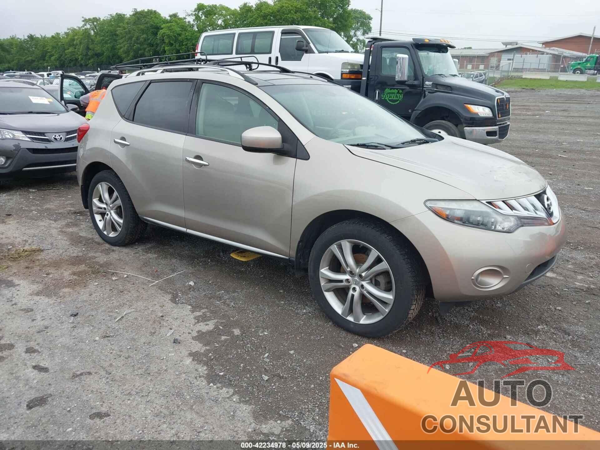 NISSAN MURANO 2009 - JN8AZ18W69W208486