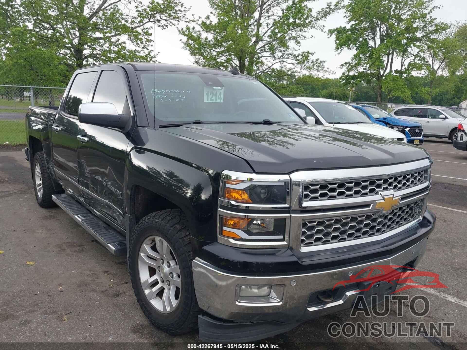 CHEVROLET SILVERADO 1500 2014 - 3GCUKSEC1EG230109