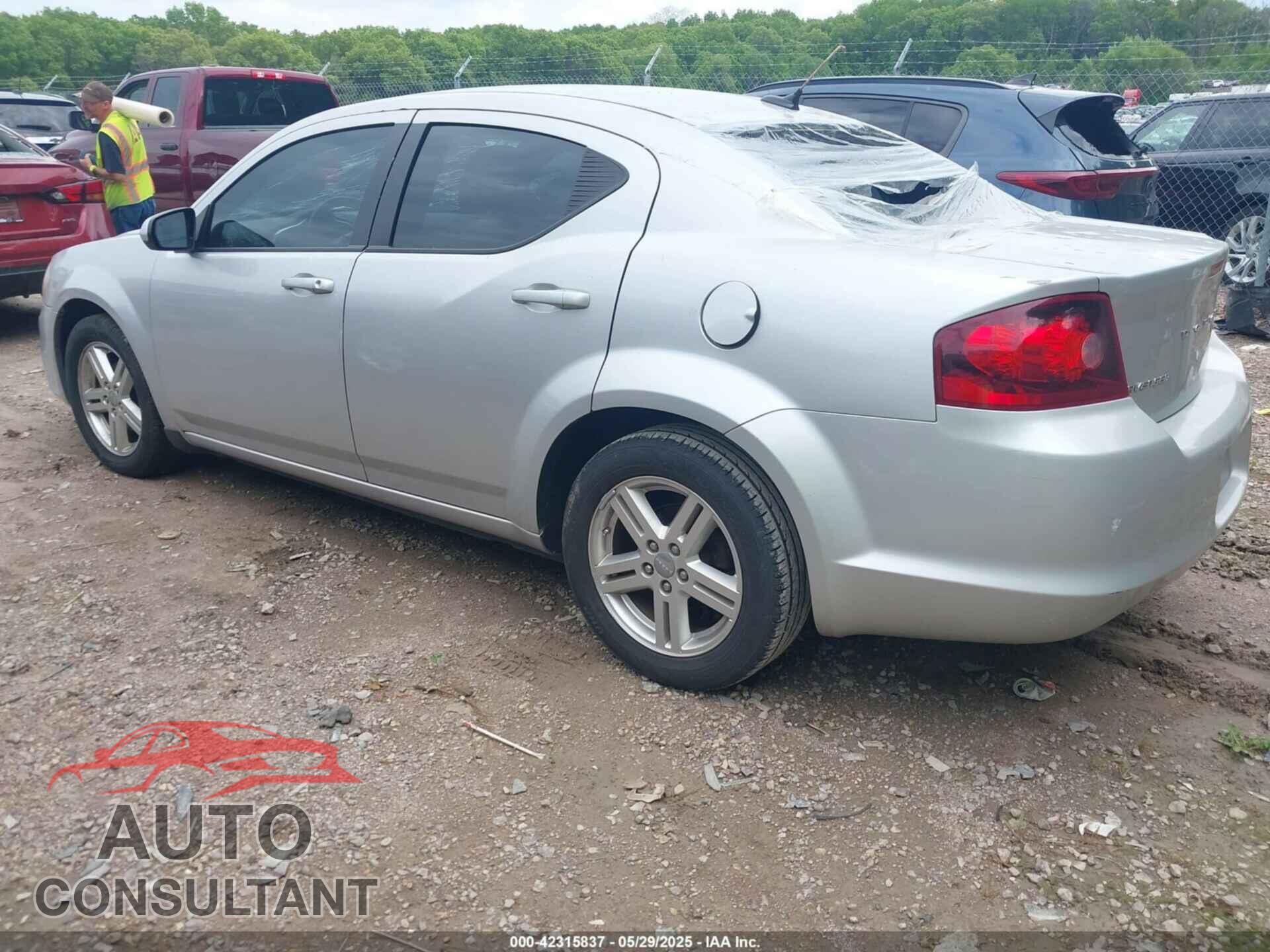 DODGE AVENGER 2012 - 1C3CDZCB3CN230629