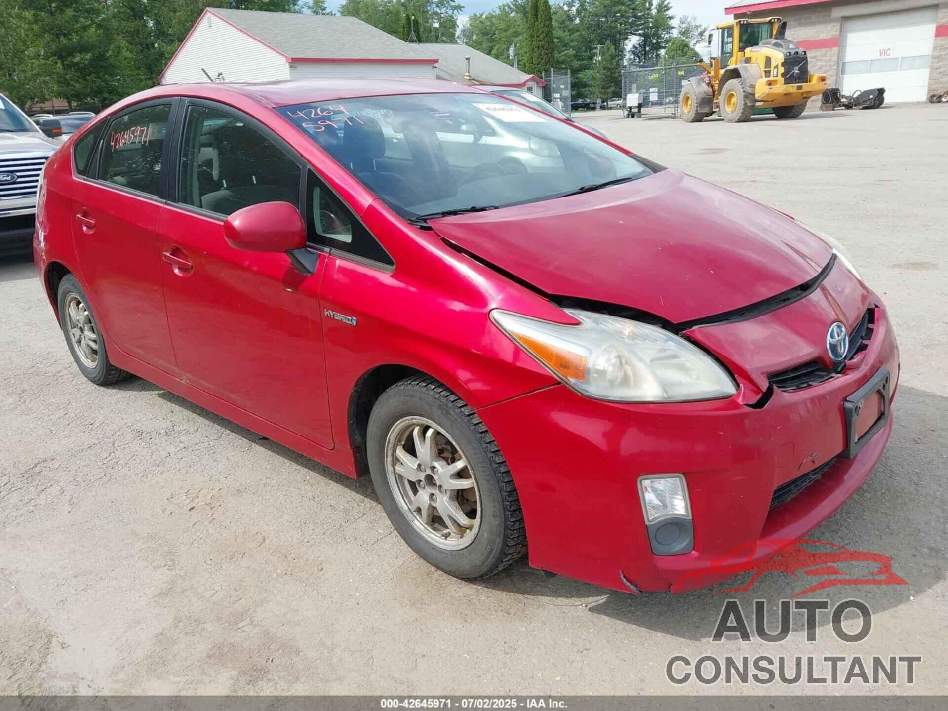 TOYOTA PRIUS 2010 - JTDKN3DU1A0171611