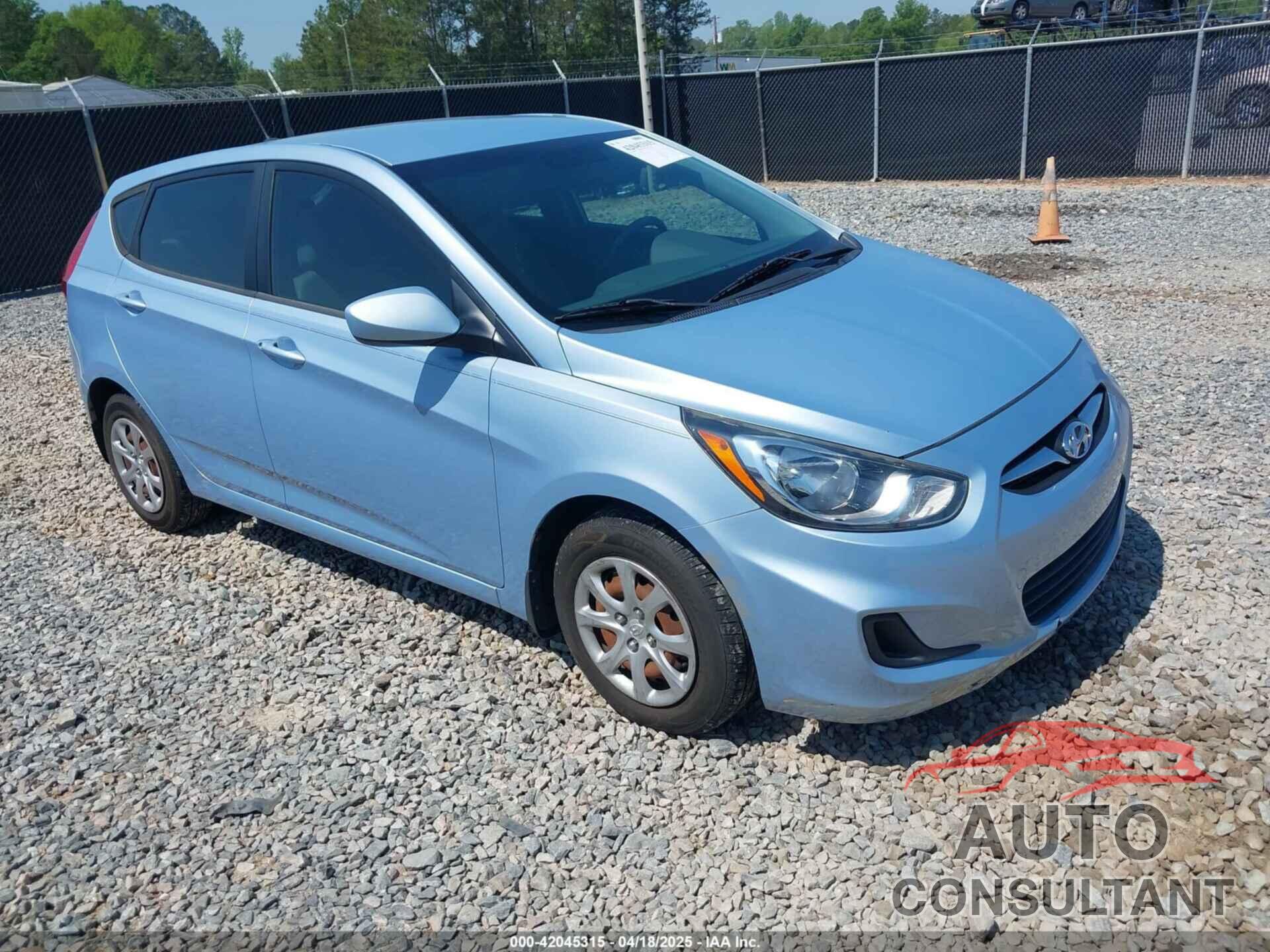 HYUNDAI ACCENT 2012 - KMHCT5AE5CU028123