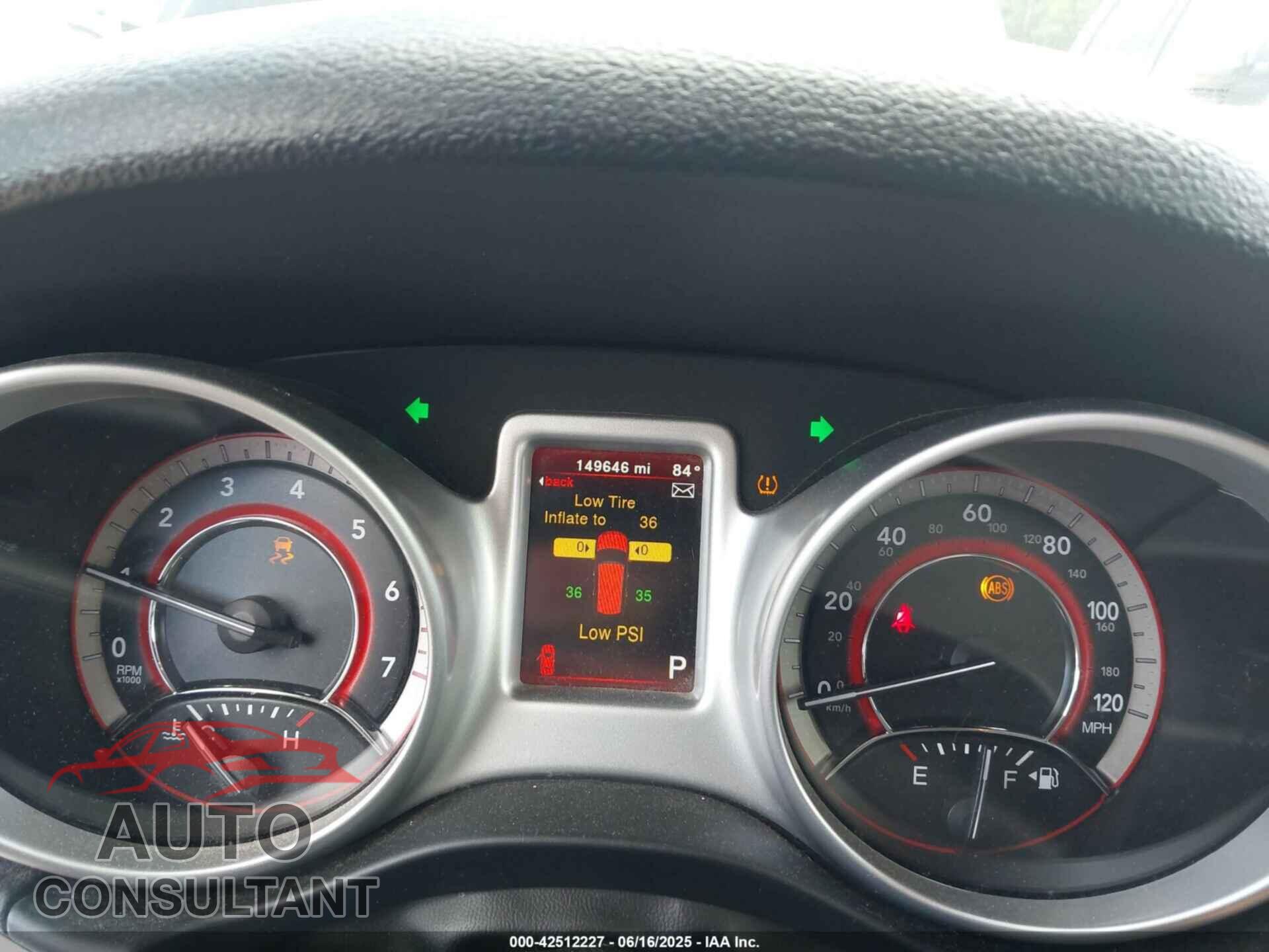 DODGE JOURNEY 2017 - 3C4PDCBB1HT579307