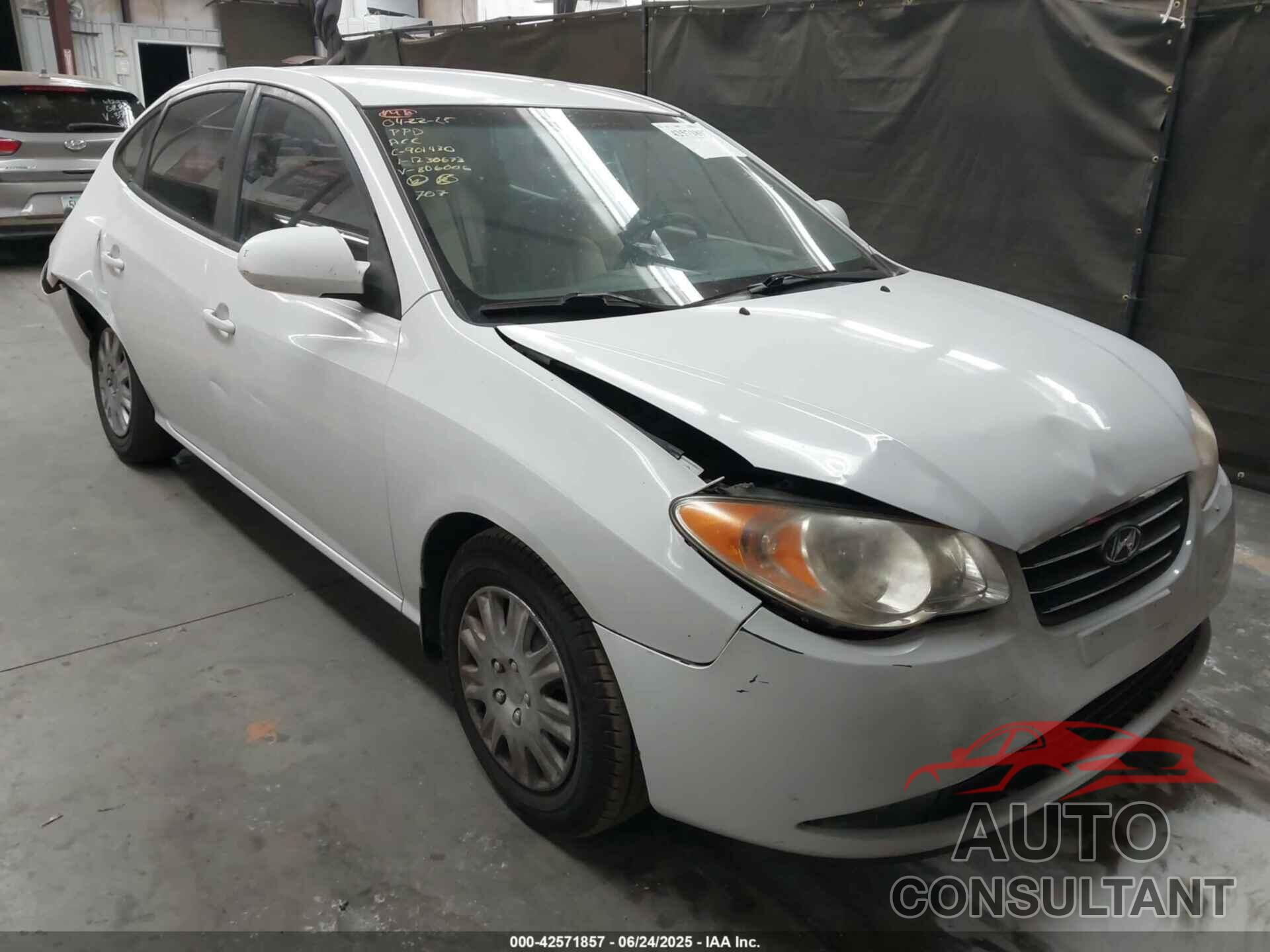 HYUNDAI ELANTRA 2009 - KMHDU46D79U806006