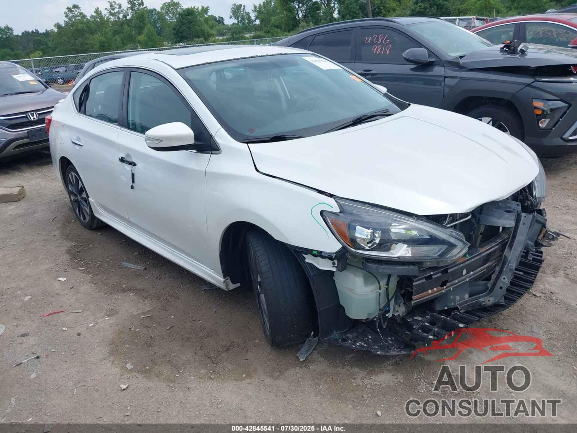 NISSAN SENTRA 2017 - 3N1CB7AP1HY251657