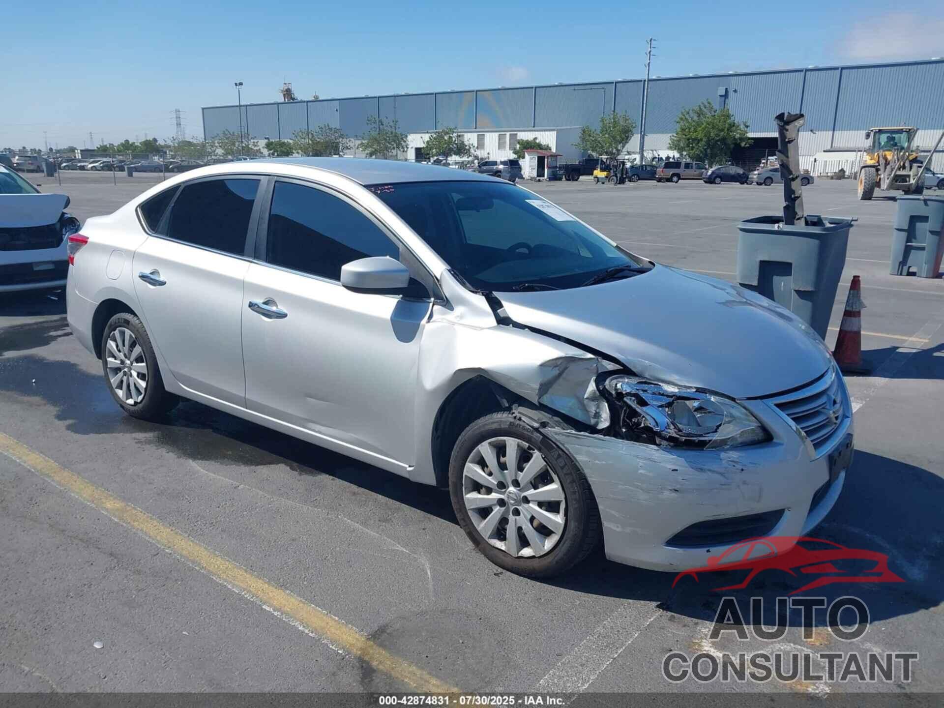 NISSAN SENTRA 2015 - 3N1AB7APXFL629542