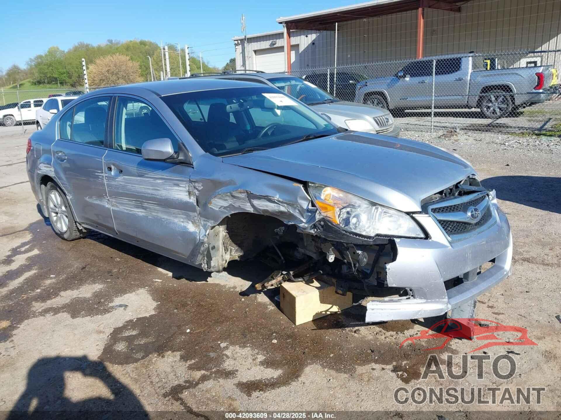 SUBARU LEGACY 2012 - 4S3BMBA68C3026845