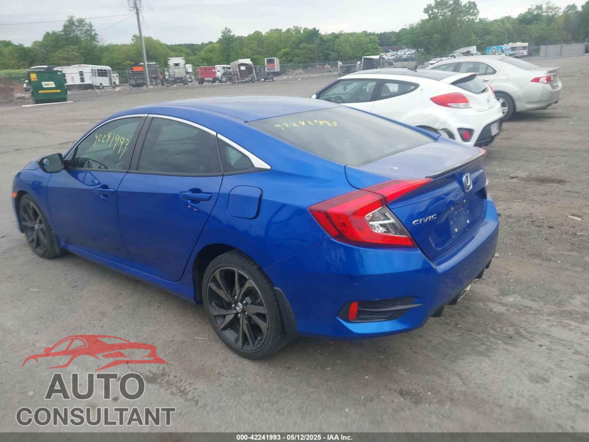 HONDA CIVIC 2019 - 2HGFC2F87KH562570