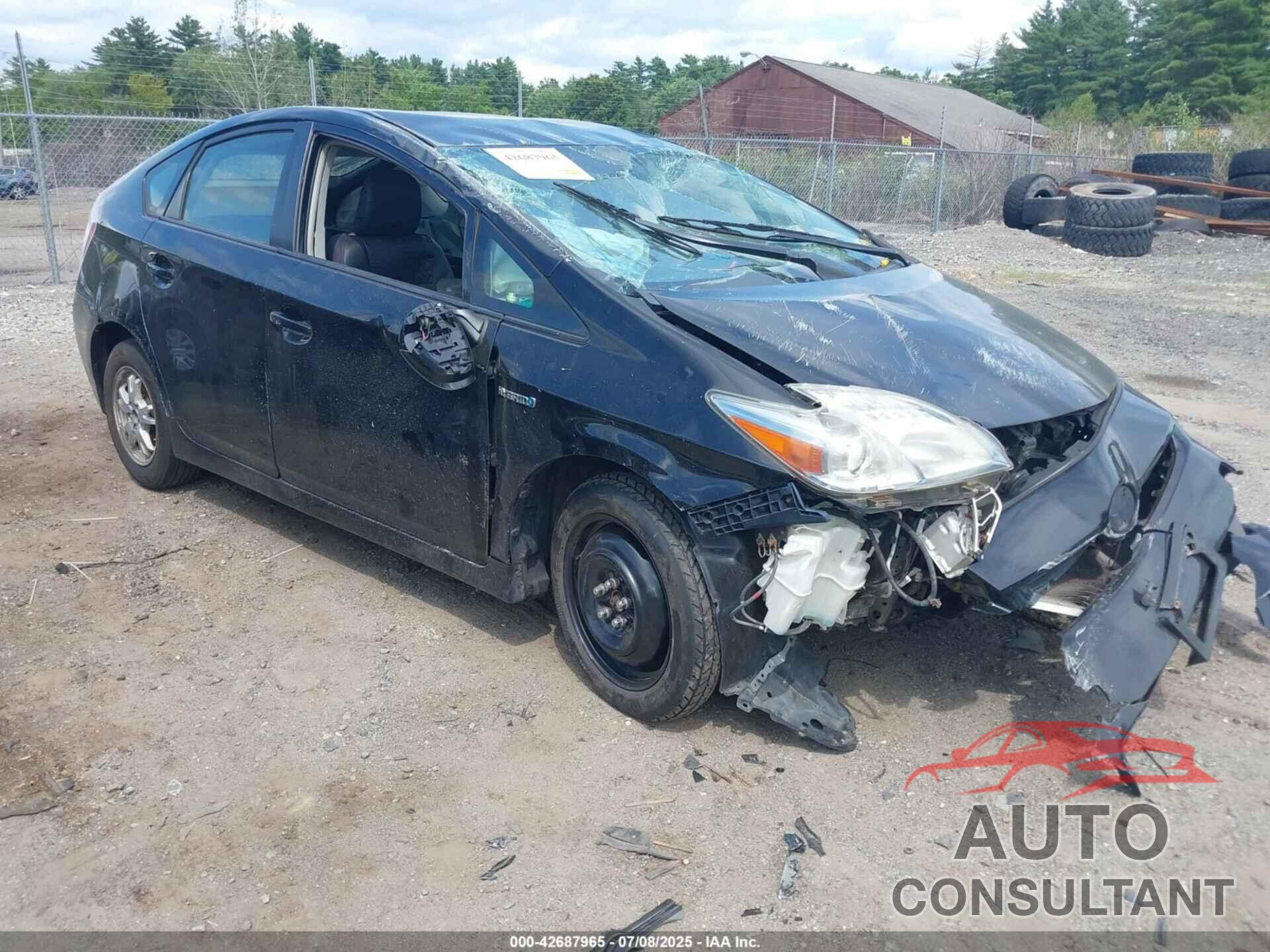 TOYOTA PRIUS 2010 - JTDKN3DU6A0038987