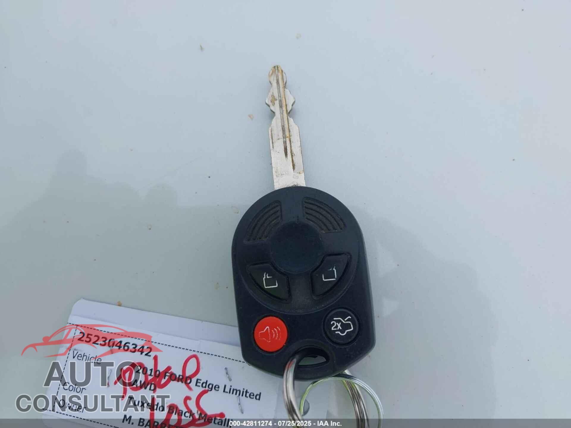 FORD EDGE 2010 - 2FMDK4KCXABB41664