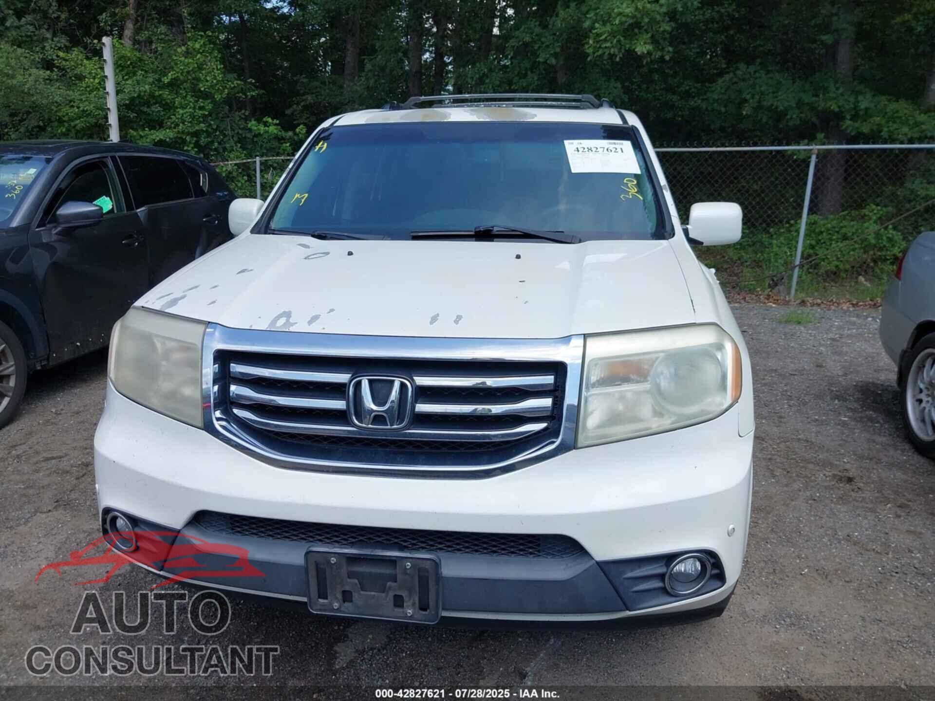 HONDA PILOT 2012 - 5FNYF4H91CB027872