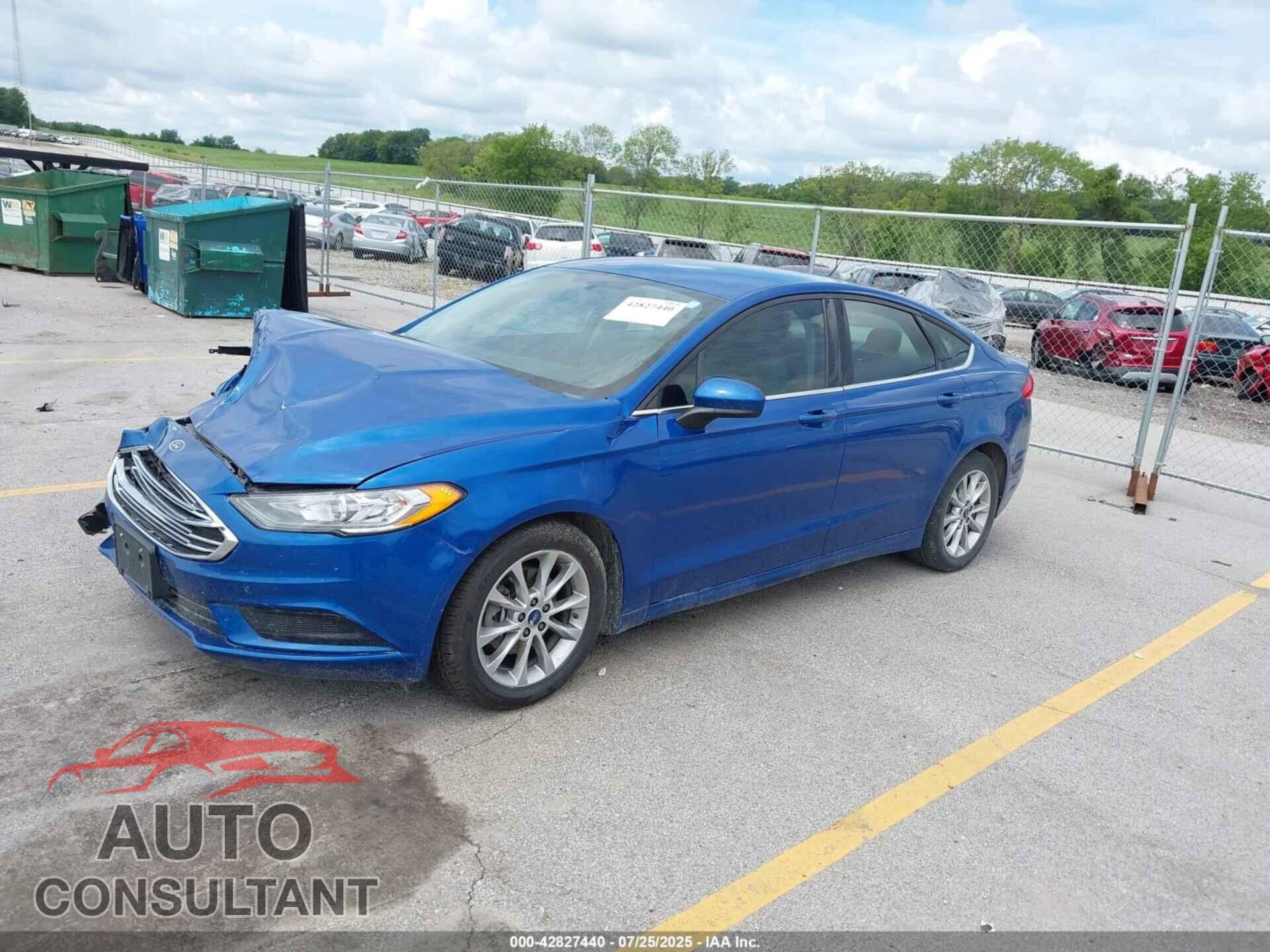 FORD FUSION 2017 - 3FA6P0H76HR377229