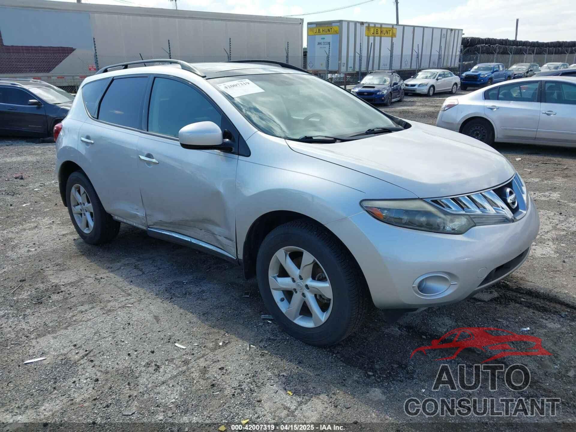 NISSAN MURANO 2009 - JN8AZ18U09W015863