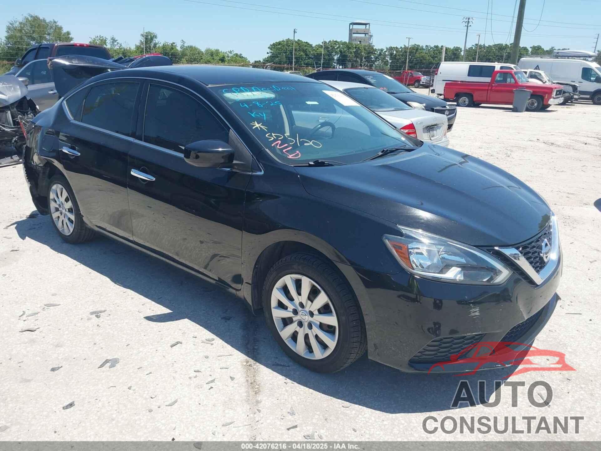 NISSAN SENTRA 2019 - 3N1AB7AP7KY221268