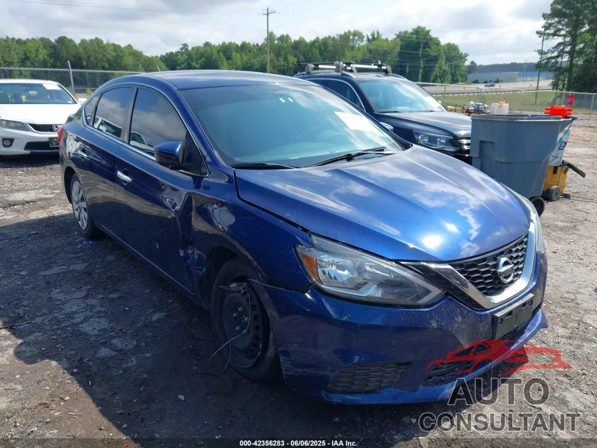 NISSAN SENTRA 2019 - 3N1AB7AP7KY374507
