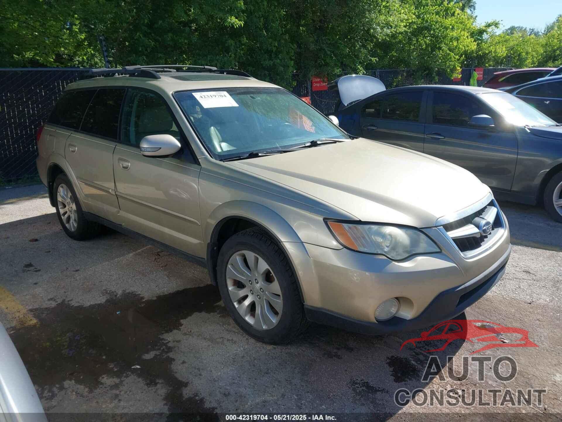 SUBARU OUTBACK 2009 - 4S4BP85C894329195