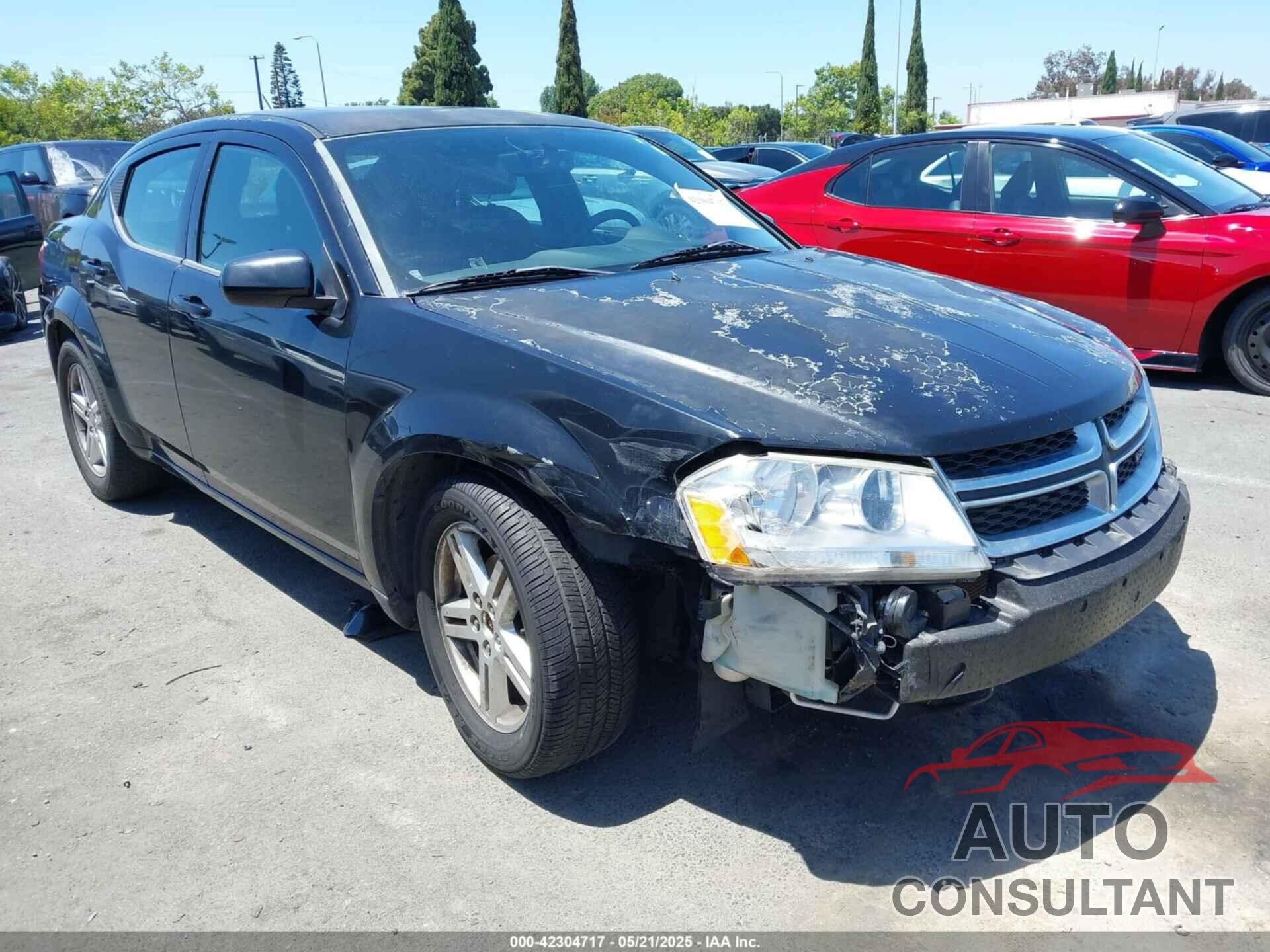 DODGE AVENGER 2012 - 1C3CDZCB3CN178080