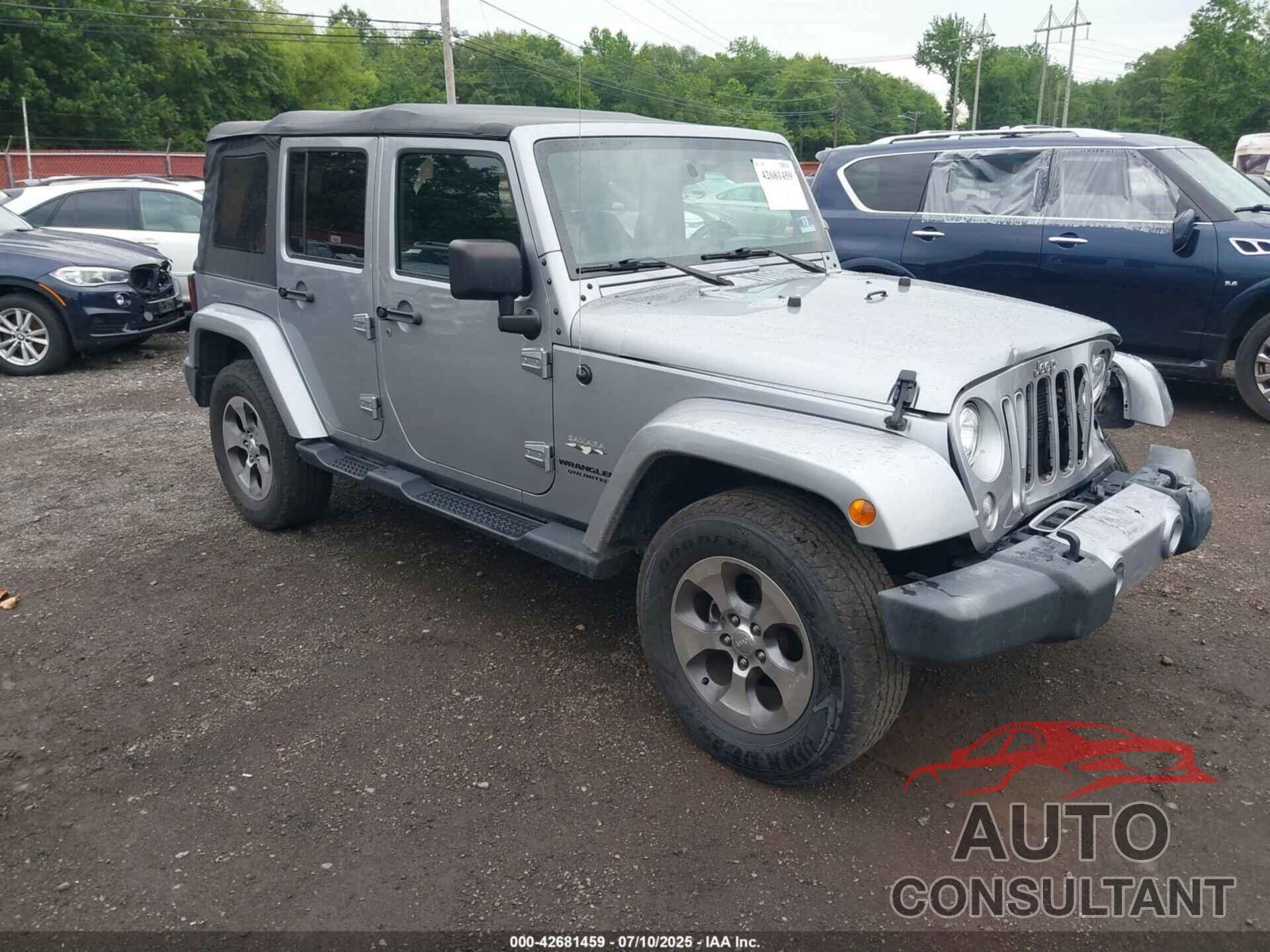 JEEP WRANGLER UNLIMITED 2017 - 1C4BJWEG3HL700510