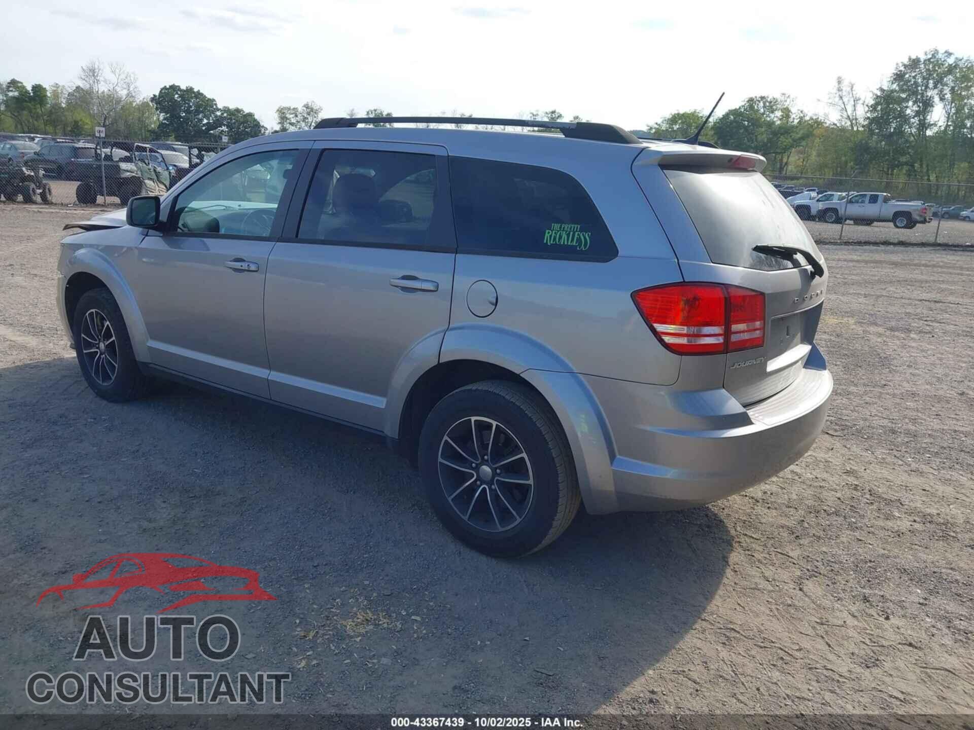 DODGE JOURNEY 2017 - 3C4PDCAB9HT609445