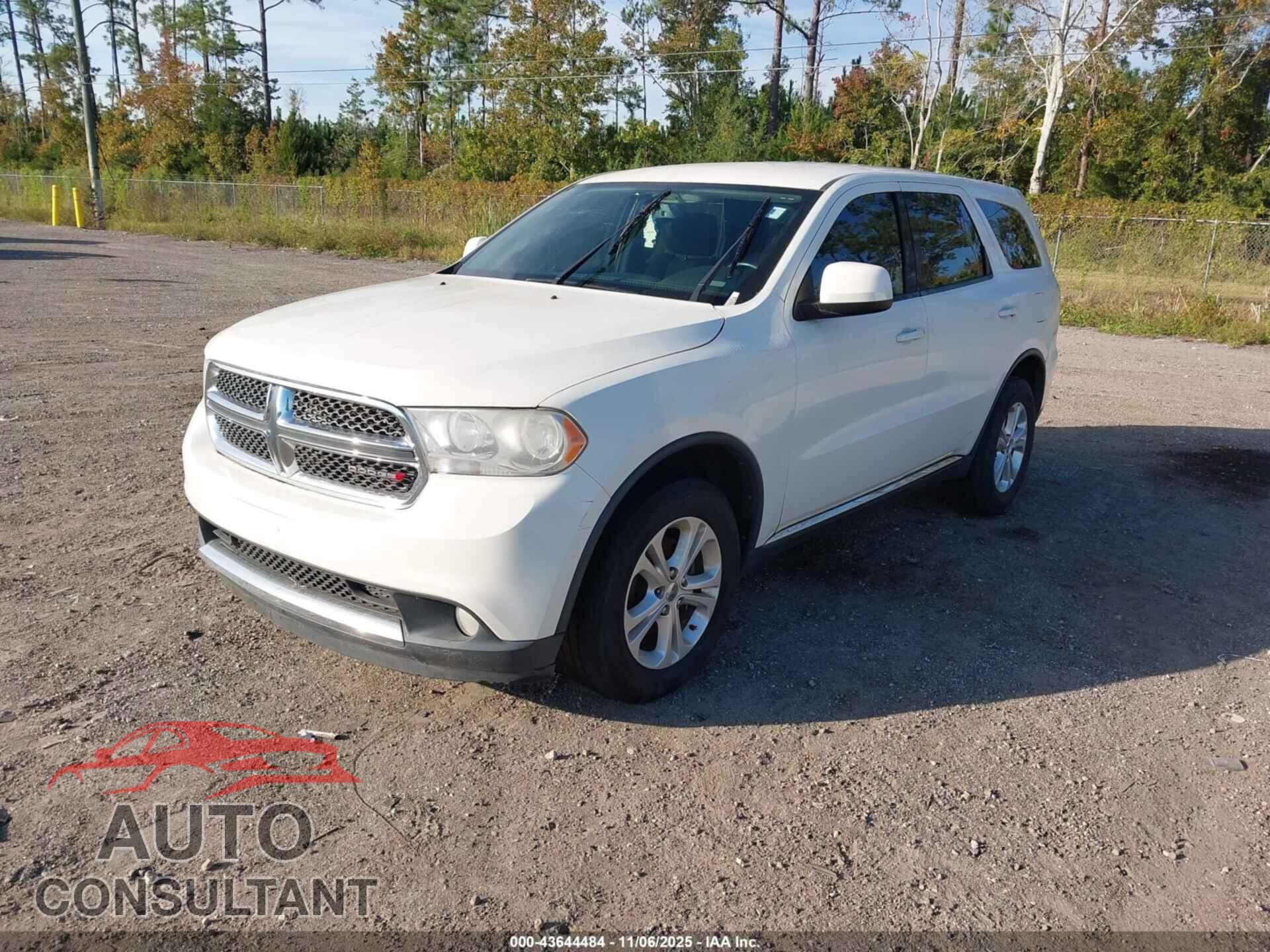DODGE DURANGO 2012 - 1C4RDJAG3CC301605