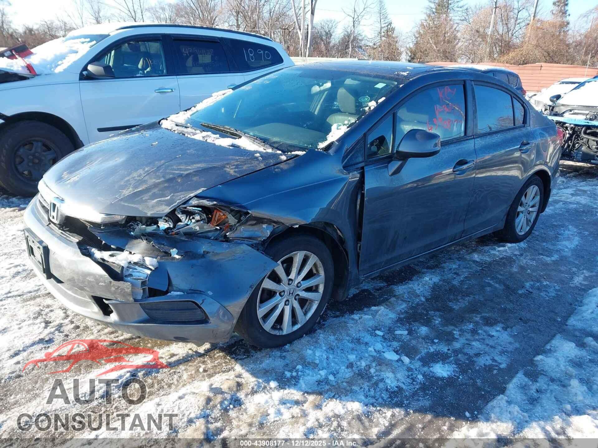 HONDA CIVIC 2012 - 2HGFB2F98CH307634