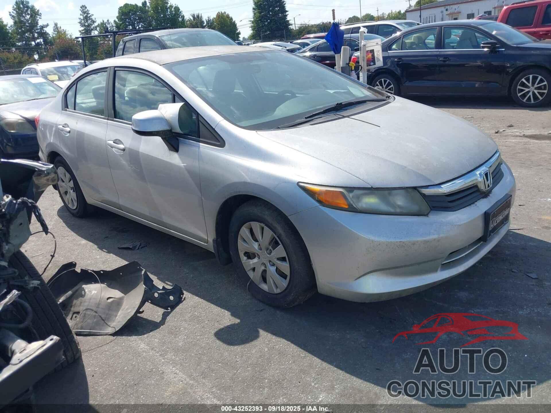HONDA CIVIC 2012 - 2HGFB2F53CH311765