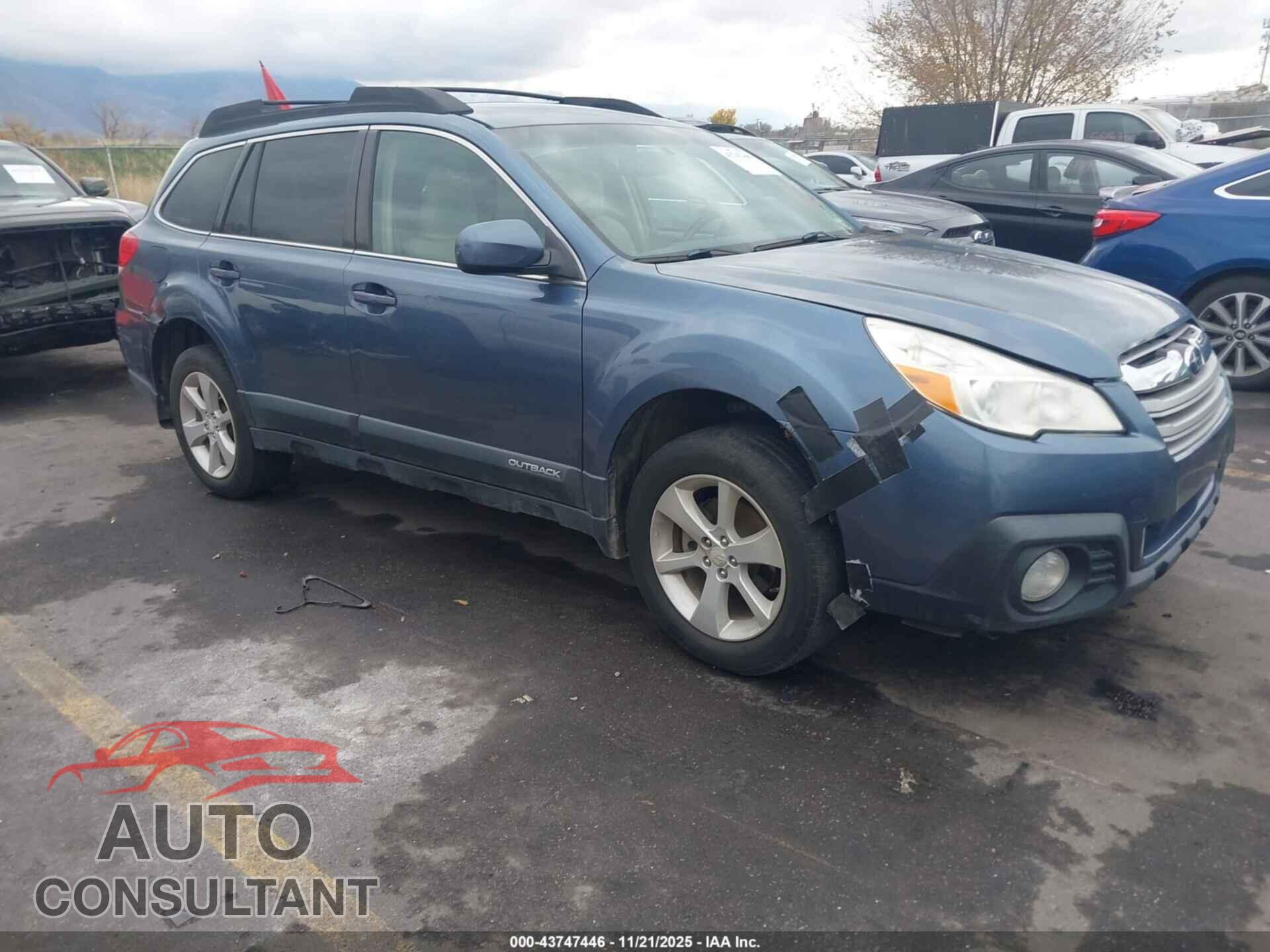 SUBARU OUTBACK 2013 - 4S4BRCCC9D3306264