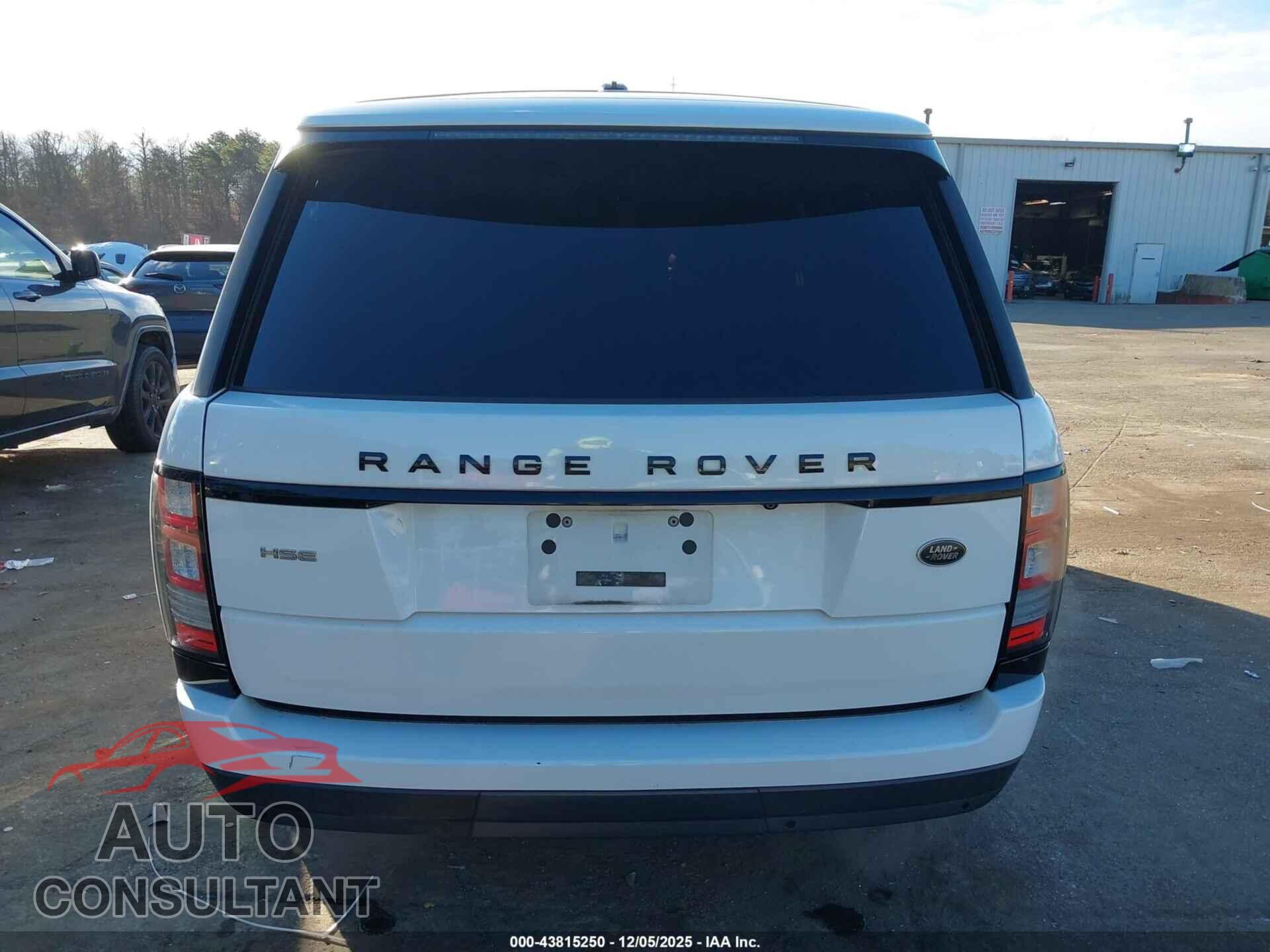 LAND ROVER RANGE ROVER 2015 - SALGS2VF6FA206422