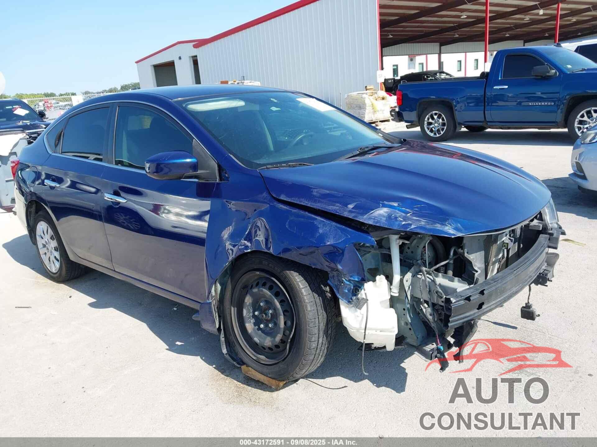 NISSAN SENTRA 2019 - 3N1AB7AP7KY329101
