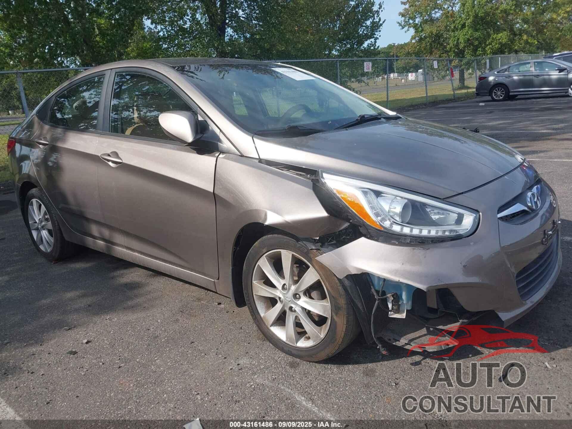HYUNDAI ACCENT 2014 - KMHCU4AE0EU590120