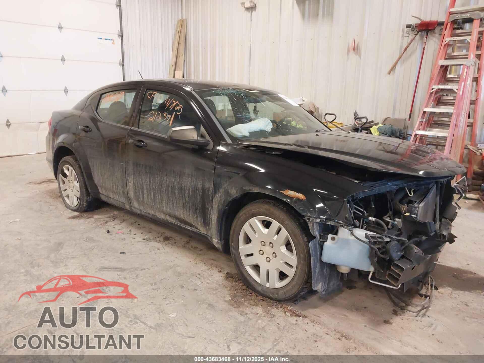 DODGE AVENGER 2012 - 1C3CDZAB1CN212391