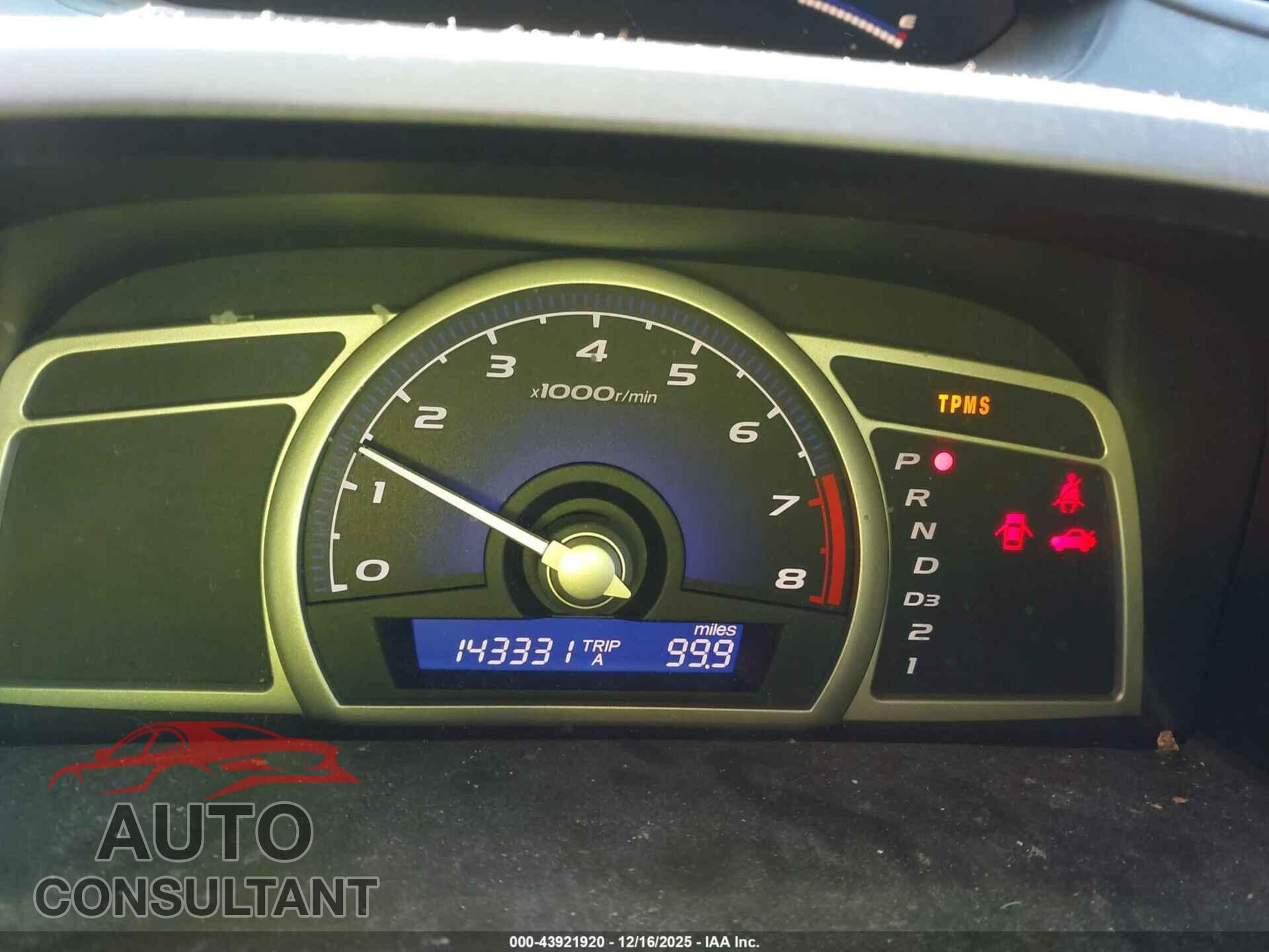 HONDA CIVIC 2010 - 2HGFA1F58AH564512