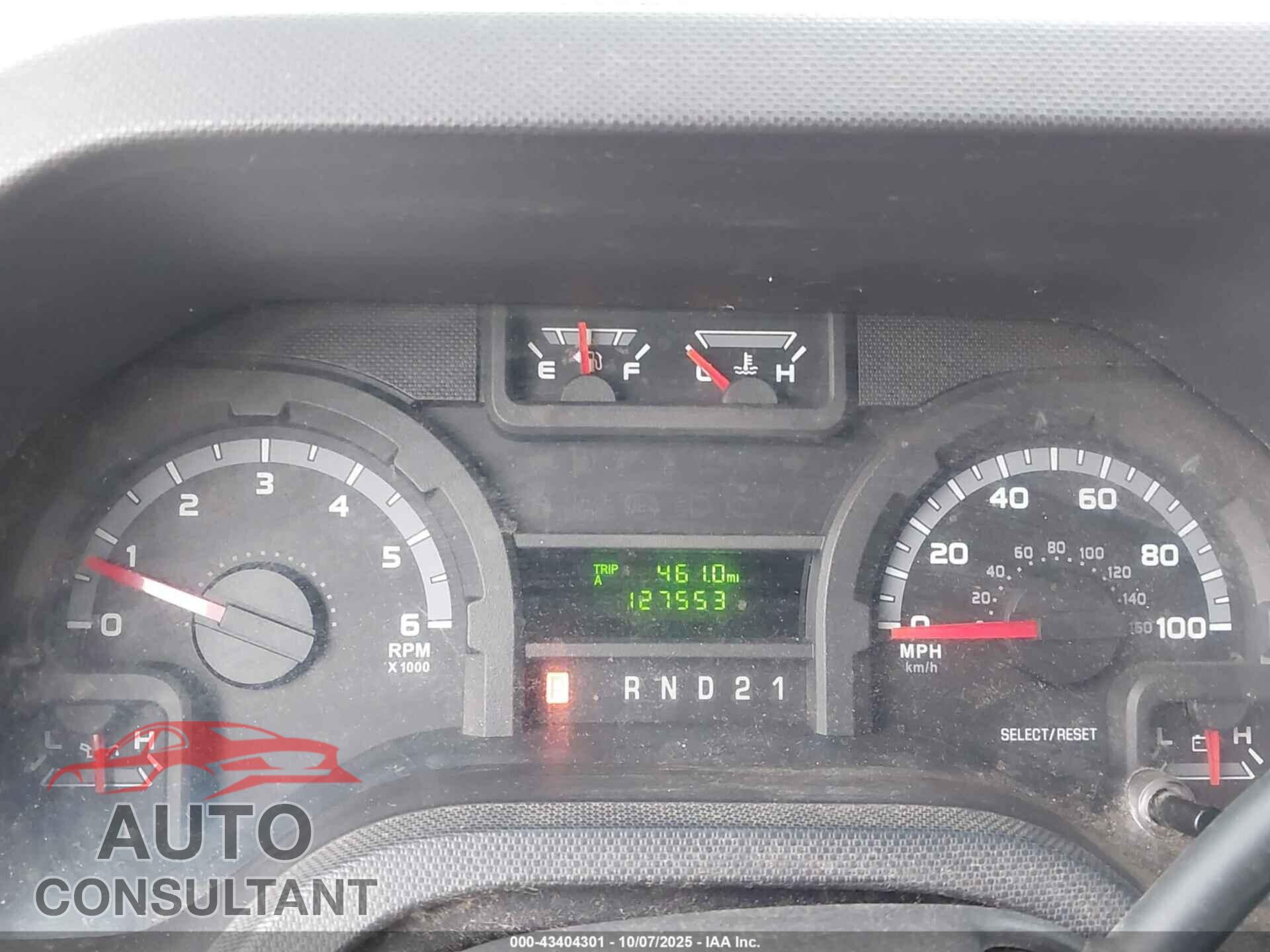 FORD E-150 2009 - 1FTNE14W79DA50489