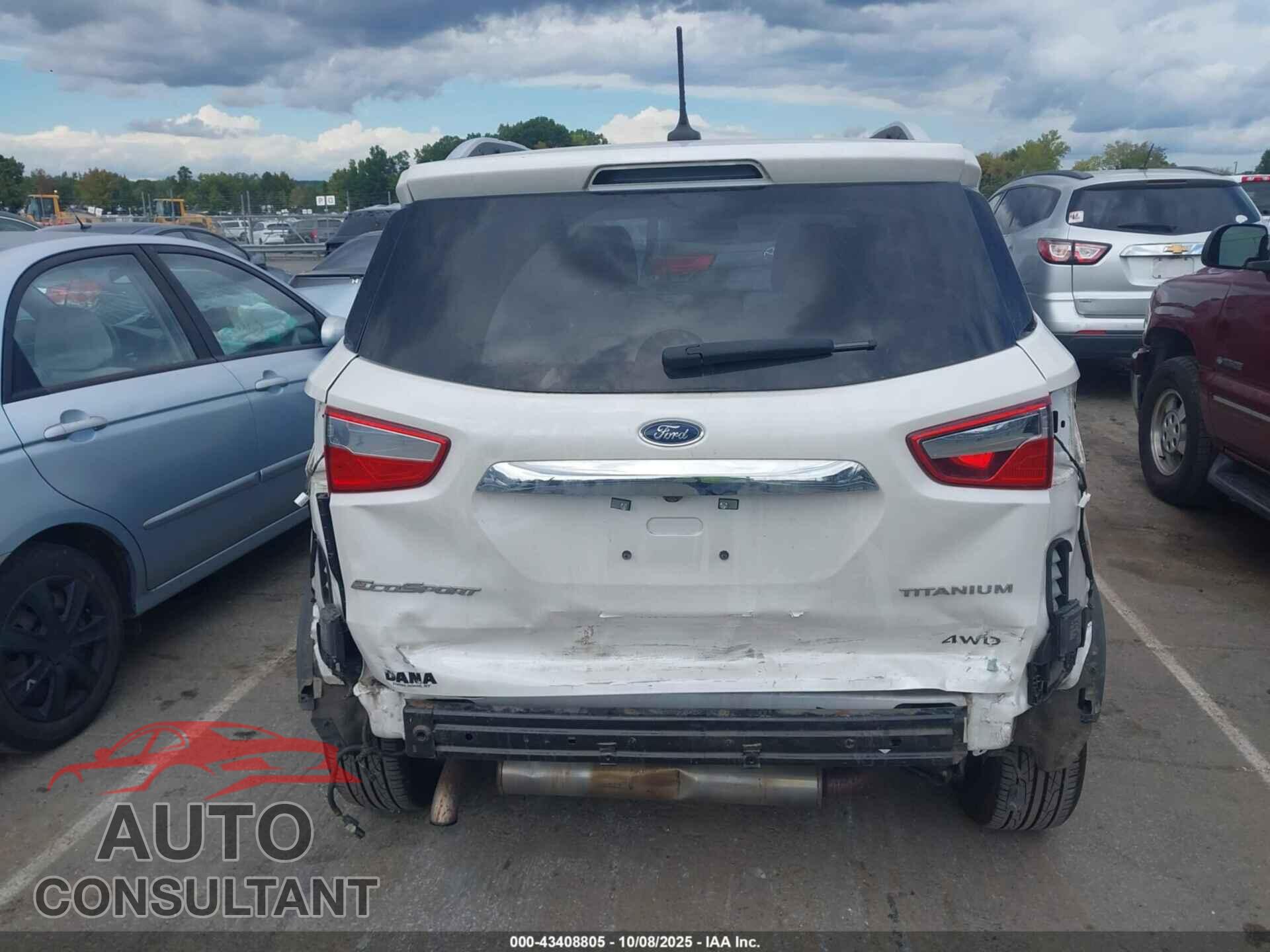 FORD ECOSPORT 2019 - MAJ6S3KL8KC310935