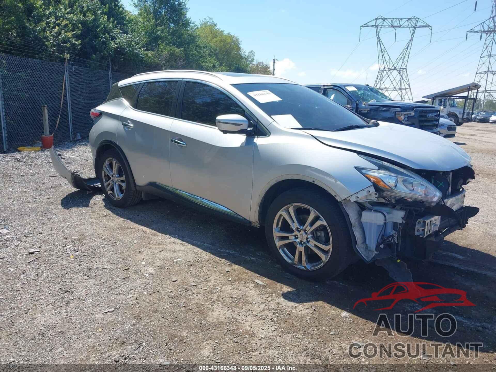 NISSAN MURANO 2018 - 5N1AZ2MH4JN182002