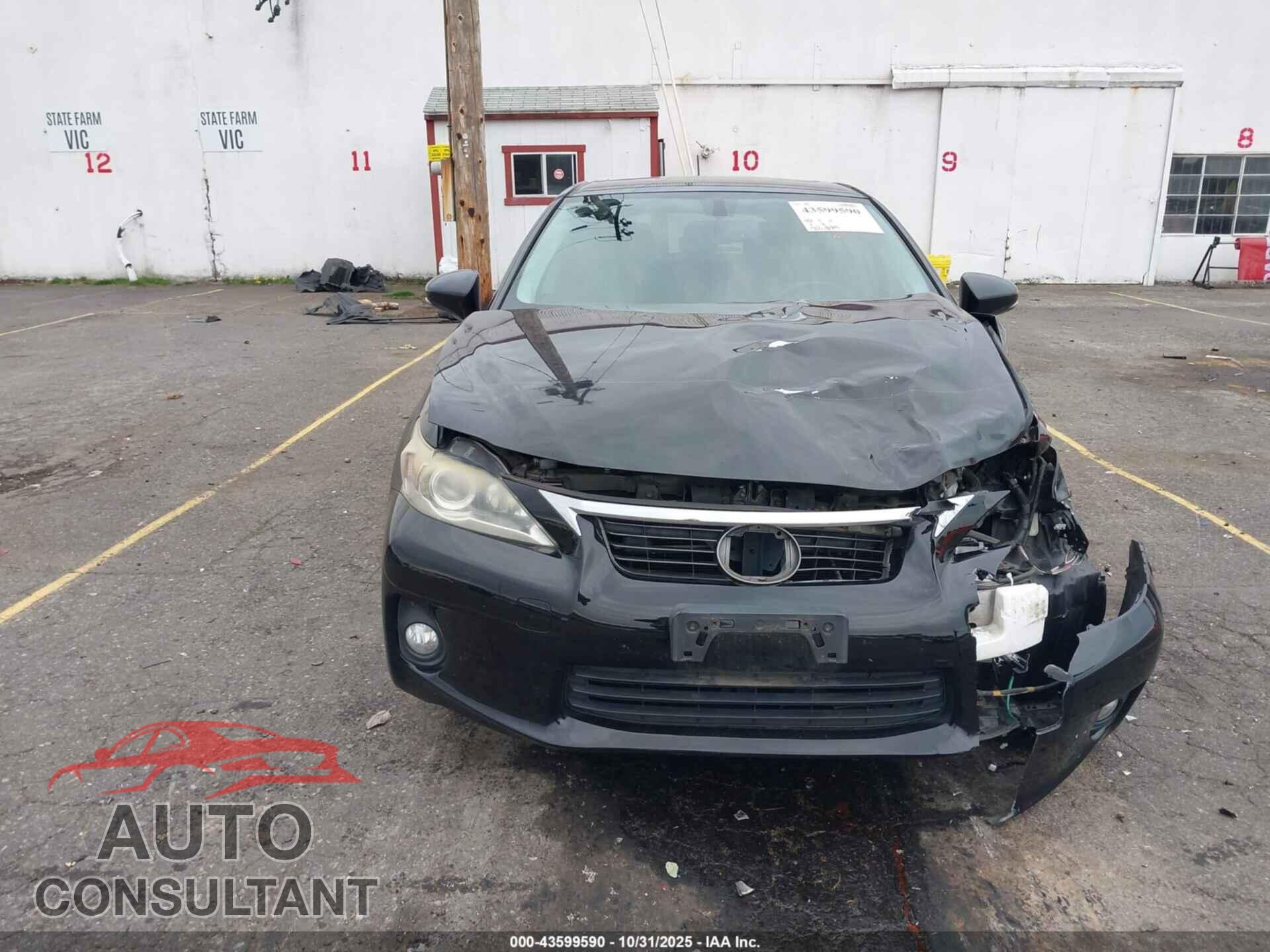LEXUS CT 200H 2012 - JTHKD5BH0C2091663
