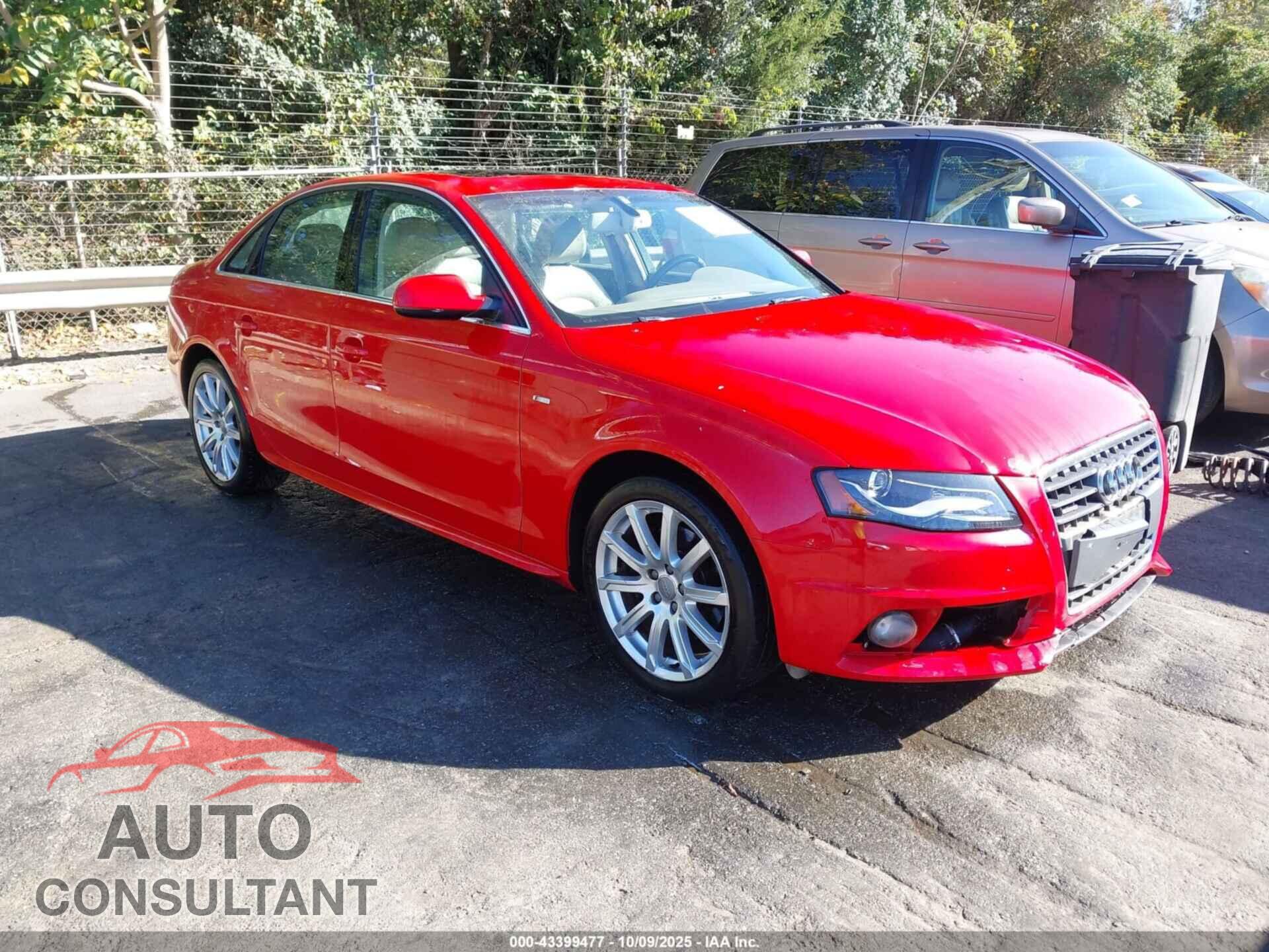 AUDI A4 2012 - WAUFFAFL9CA082189