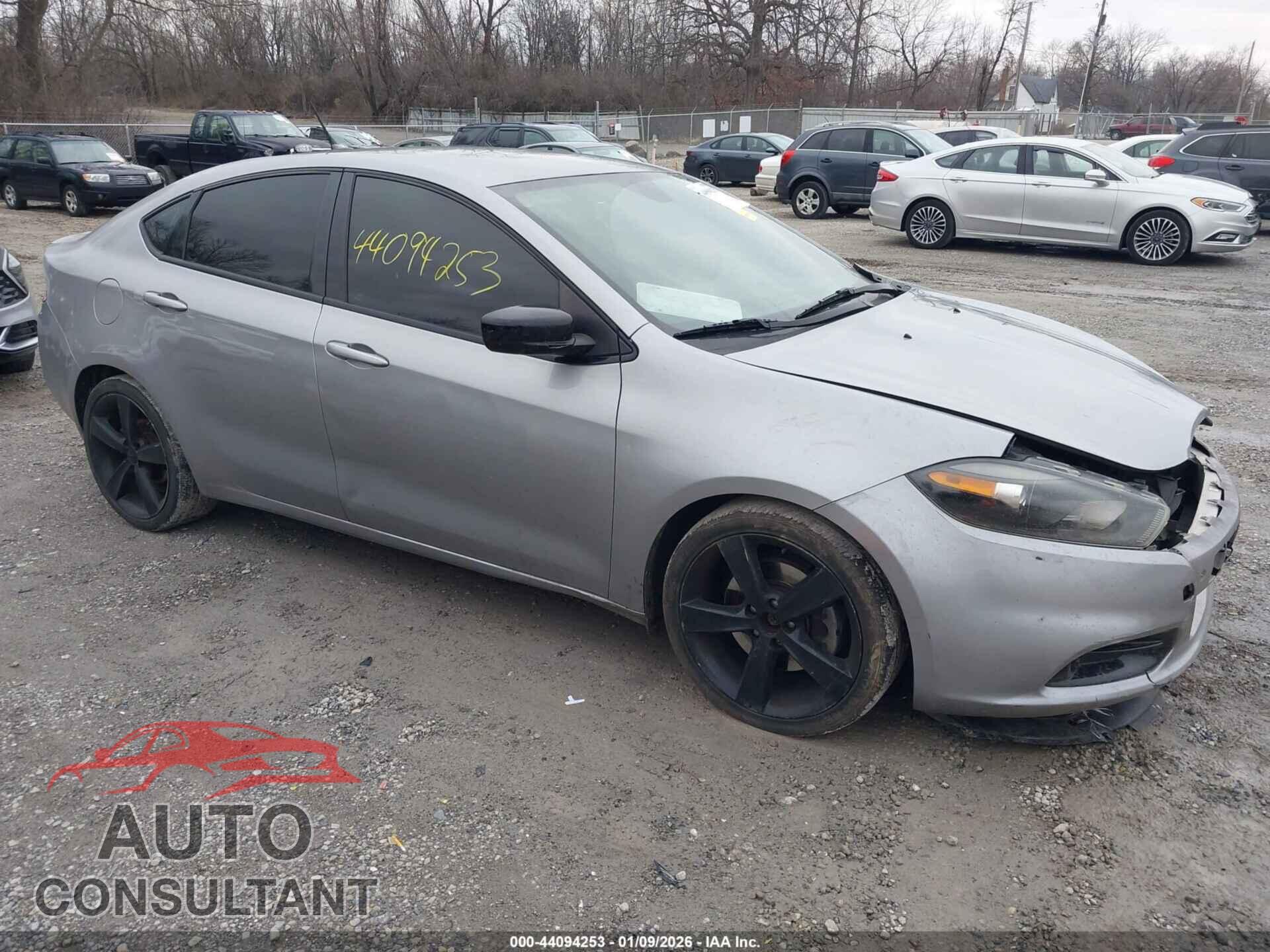 DODGE DART 2015 - 1C3CDFBB0FD125296